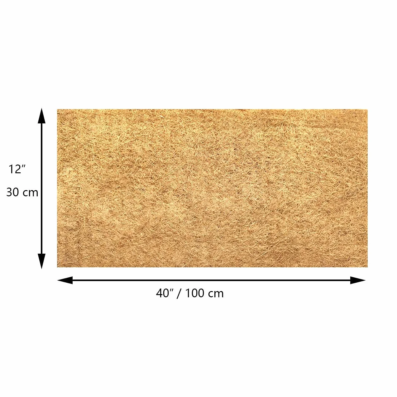 SUNYAY 12 x 40 cm, naturalna rolka kokosowa, kokosowa wkładka kokosowa, mata kokosowa do sadzarki okno kosz na kwiaty, dekoracja ogrodu, podkładka dla zwierząt