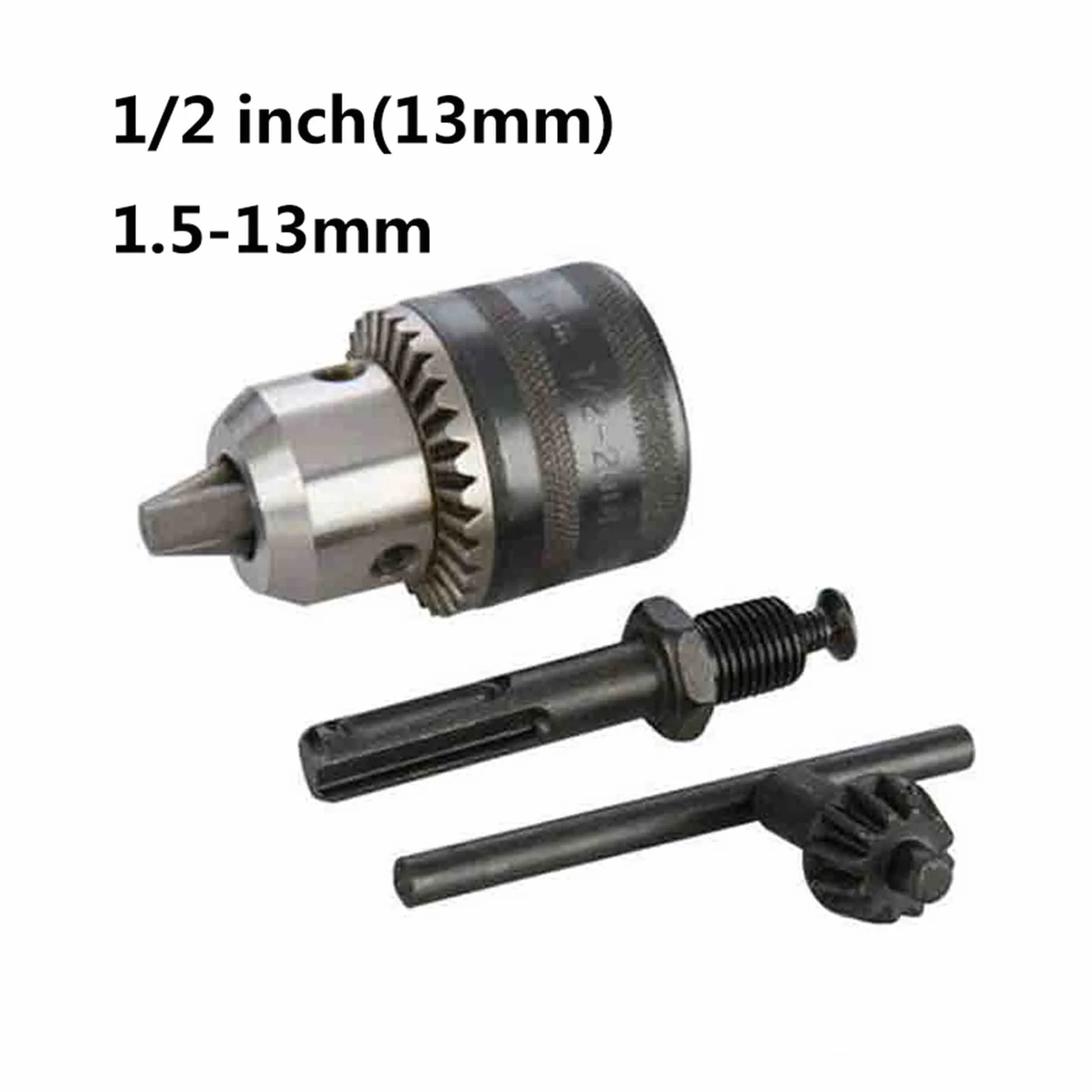 1 PC 1/2 cala adapter 13MM 13 mm bitów bezkluczykowy zamiennik kompatybilny z Dewalt Kompatybilny z Bosch 1,5-1 Chuck 3mm dla SDS Plus klucz szczypce
