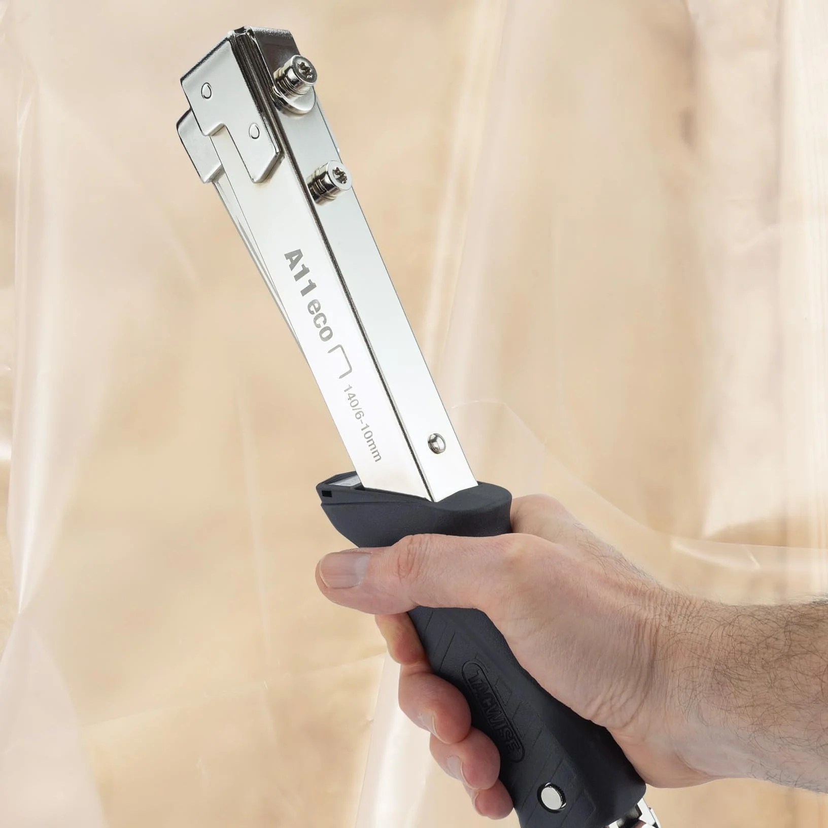 TACWISE 1783 A11 ECO Hammer Tacker z 60 000 zszywkami 140/10 mm, zastosowanie zszywek typu 140/6-10 mm