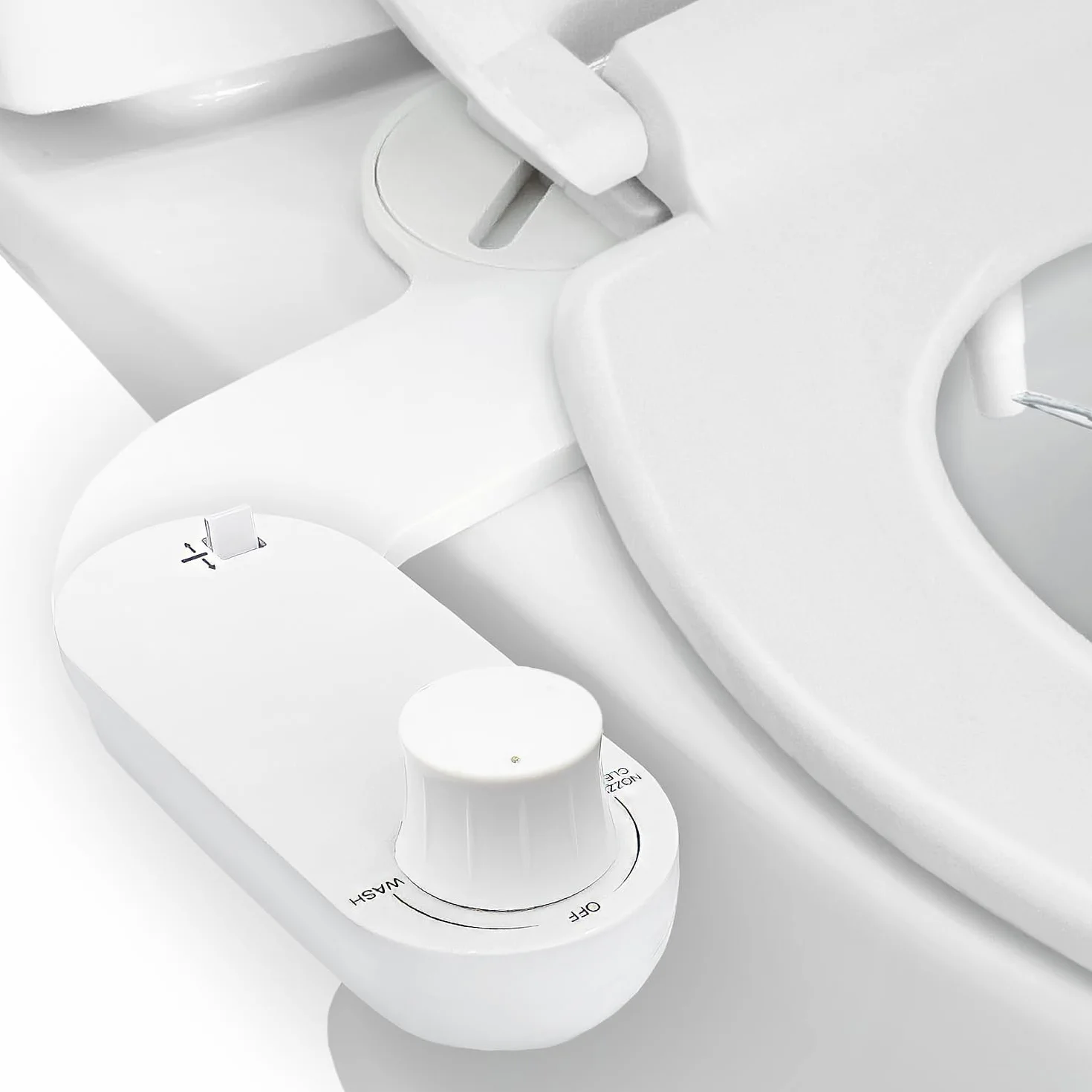 Bidet do toalety toaletowej, nowy design, zimna woda, nieelektryczna (biała)