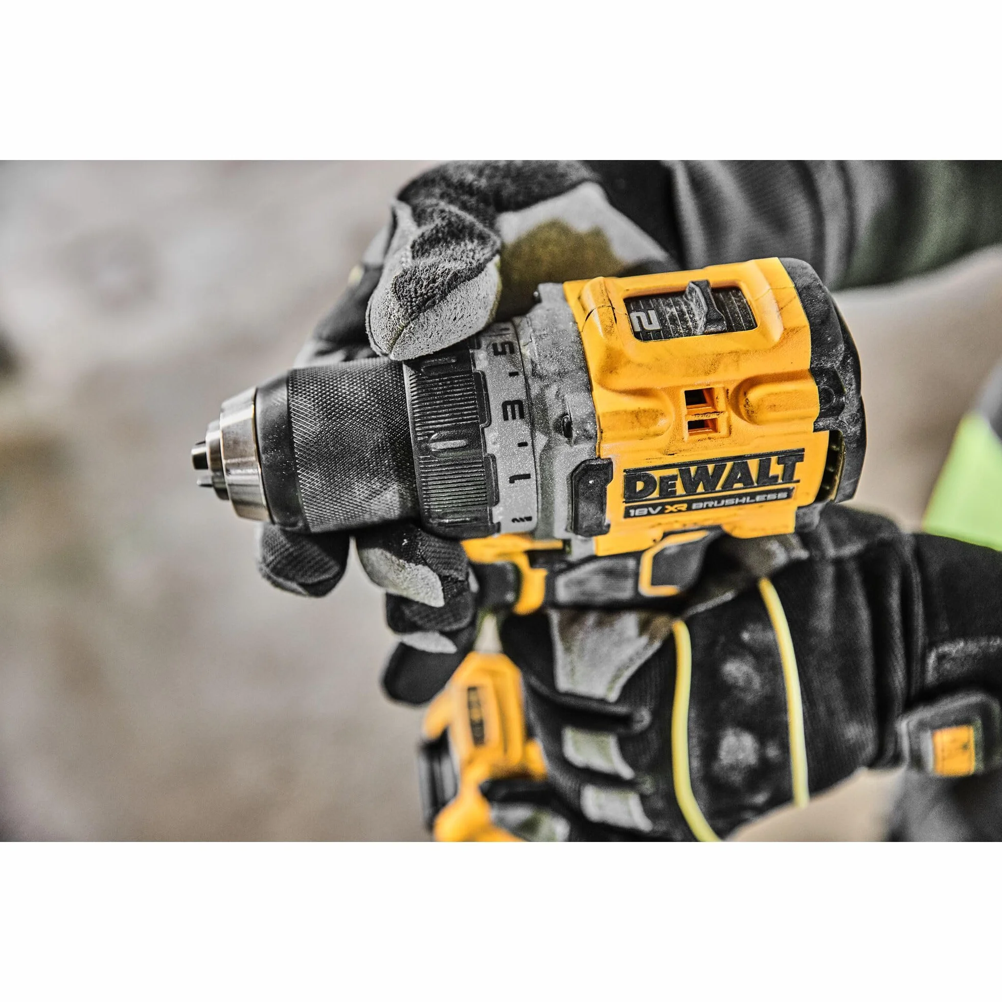 Dewalt 18 V 2-biegowa wiertarko-wkrętarka akumulatorowa DCD800NT (mocna 2-biegowa przekładnia w pełni metalowa, silnik bezszczotkowy, szybkozaciskowy uchwyt wiertarski 13 mm, lampa LED, w zestawie