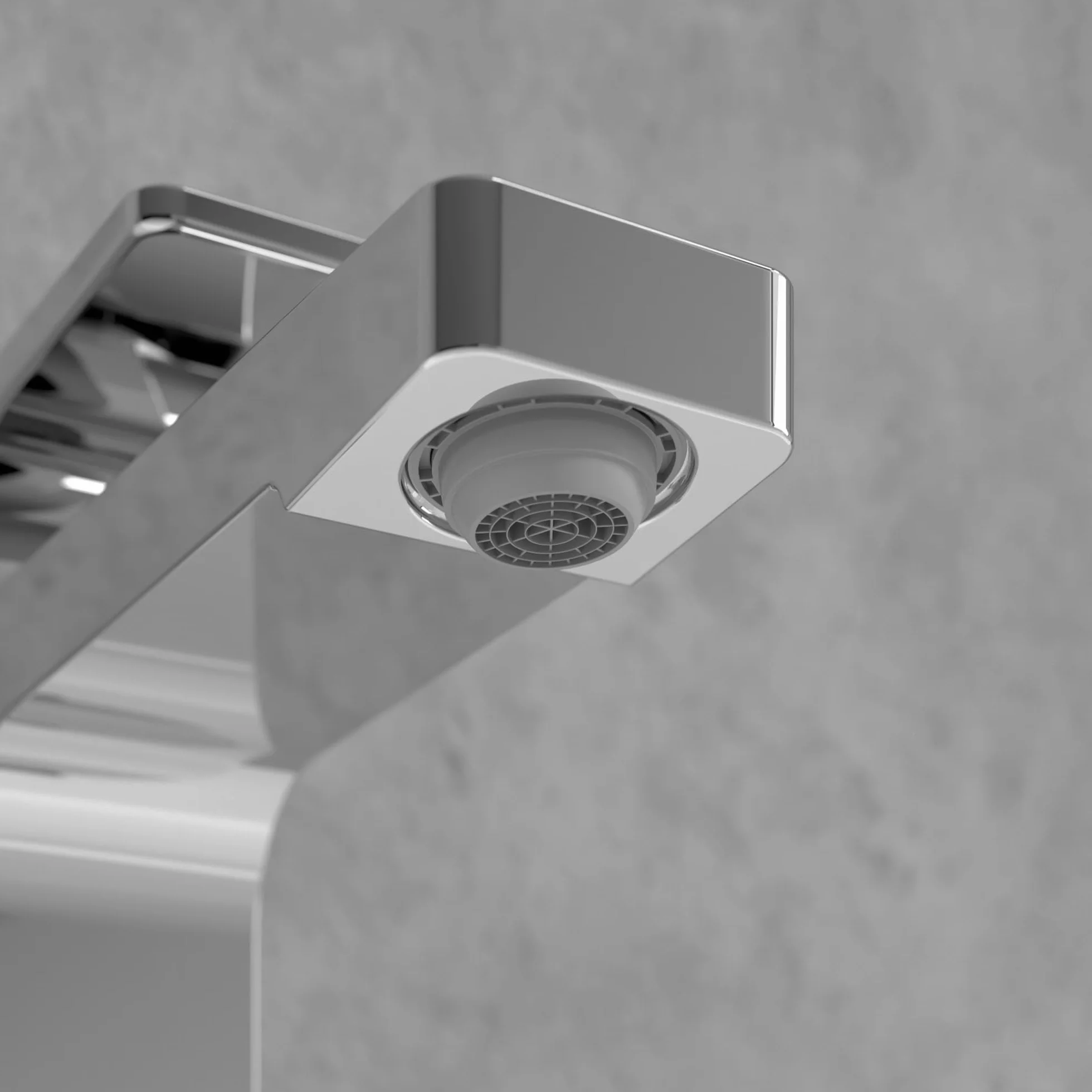 VILLEROY AND BOCH Architectura Square bateria umywalkowa z chromowanym zamkiem