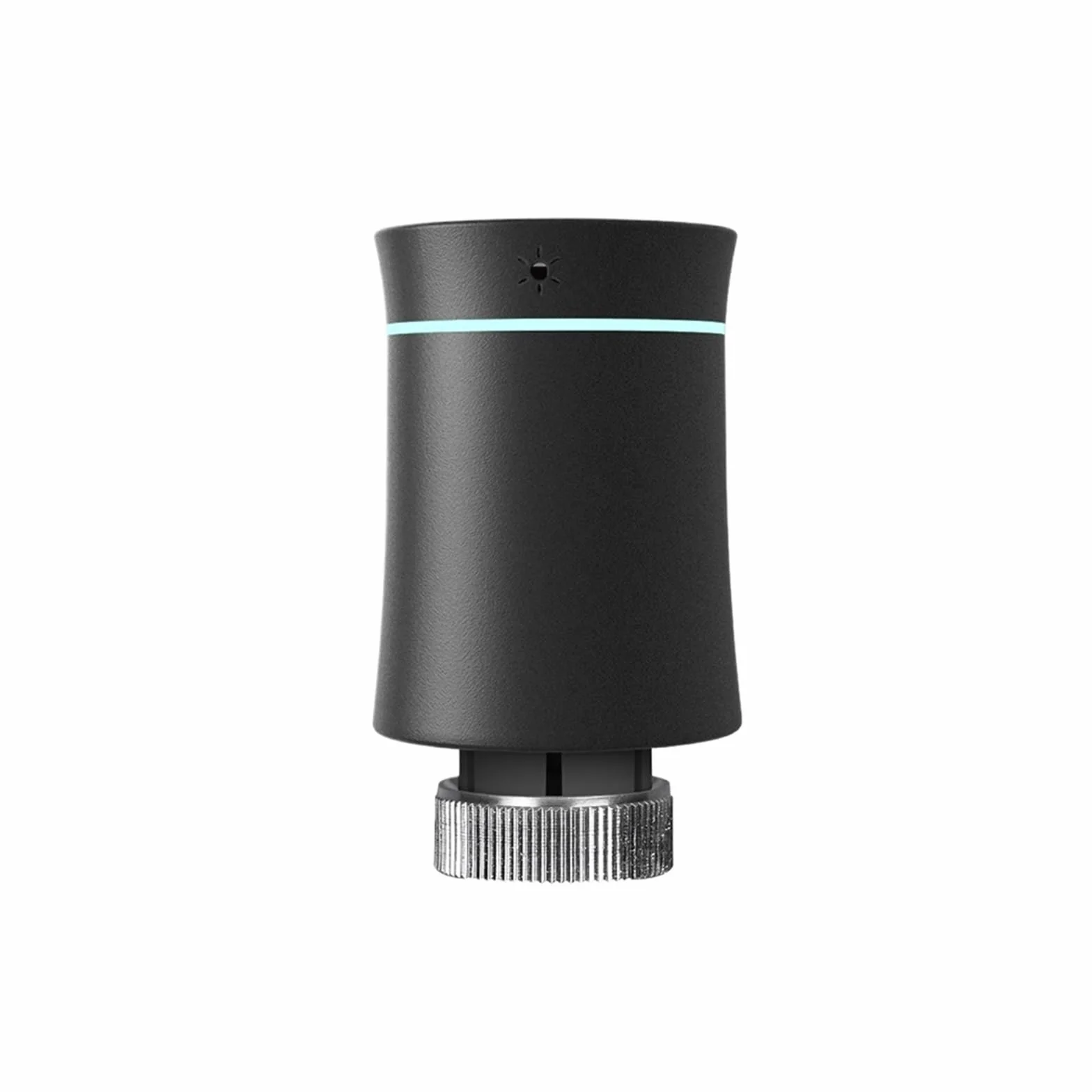 Inteligentny Termostat TRV, Zawór Grzejnikowy, Siłownik Regulatora Temperatury, Programowalne Sterowanie Głosowe OszczęDza Energię I Koszty Ogrzewania(Valve Black,2 PCS)