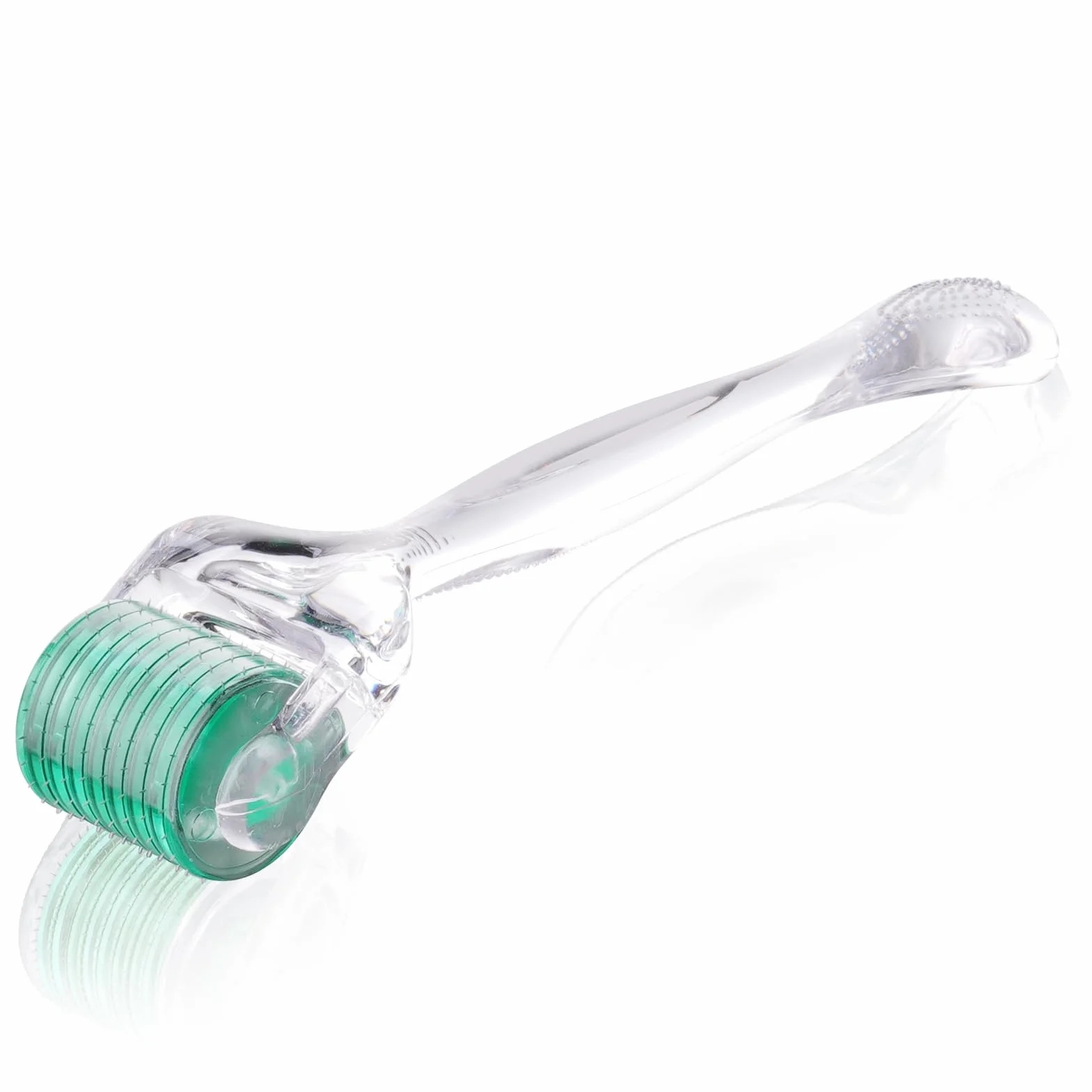 ACWOO Beard Roller 0,5 mm, Derma roller 192 prawdziwych igieł 0,5 mm, Derma Roller do wzrostu brody, Beard Roller z mikroigłami do twarzy i ciała – ściągający i modelujący dla mężczyzn i kobiet