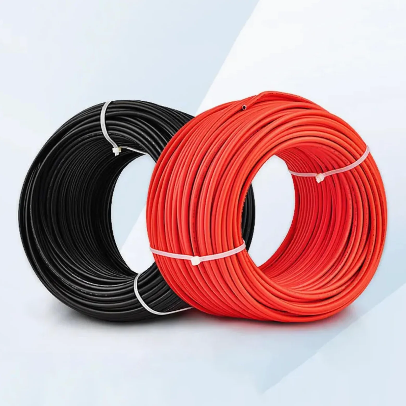 Kabel fotowoltaiczny 14/12/10 AWG 2,5 mm2 4 mm2 6 mm2 kabel solarny do podłączenia panelu (kabel; 3 meterseter; 12 AWG-4mm2)