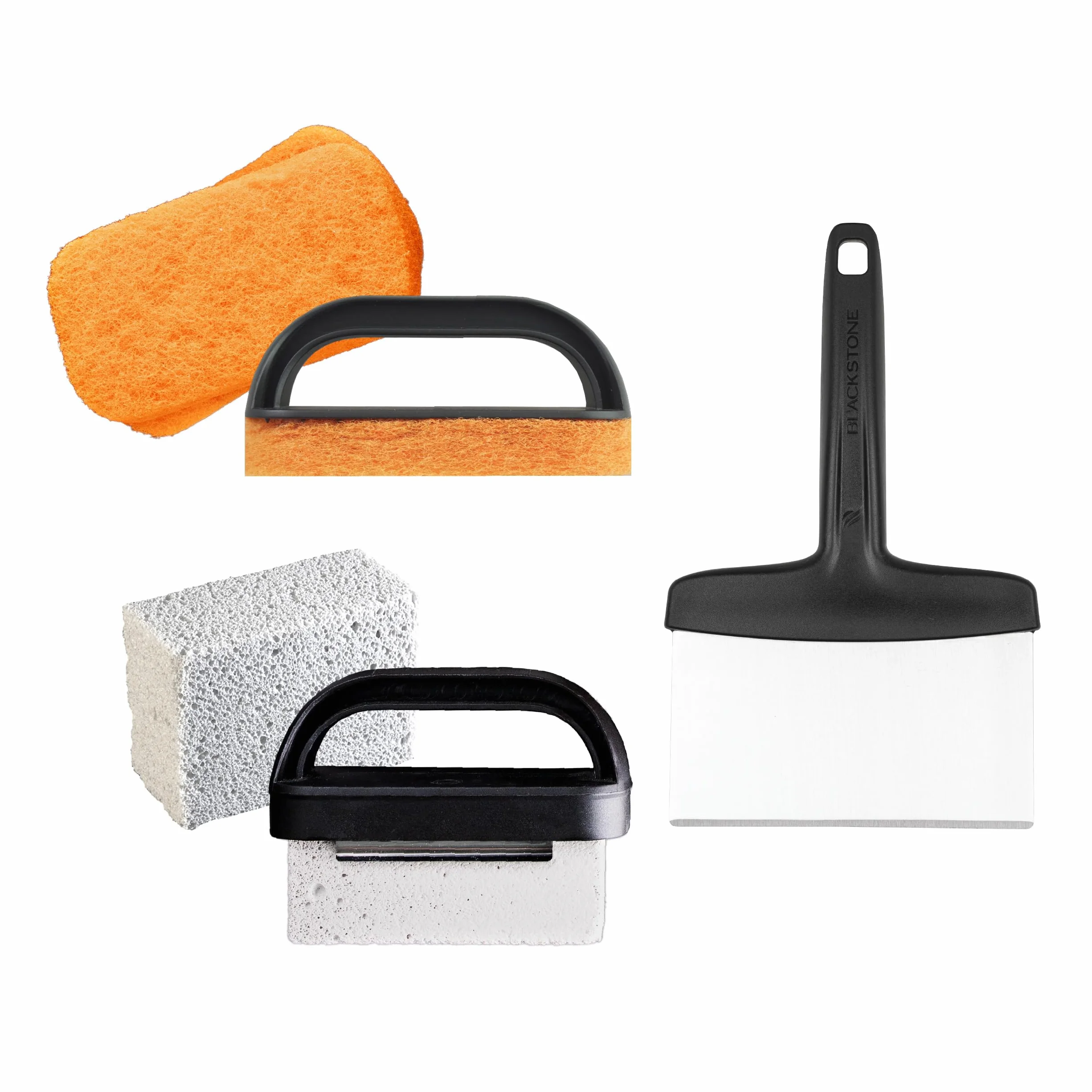 Blackstone 5060 Professional 8-Piece Griddle Cleaning Kit, Stainless Steel, Black
