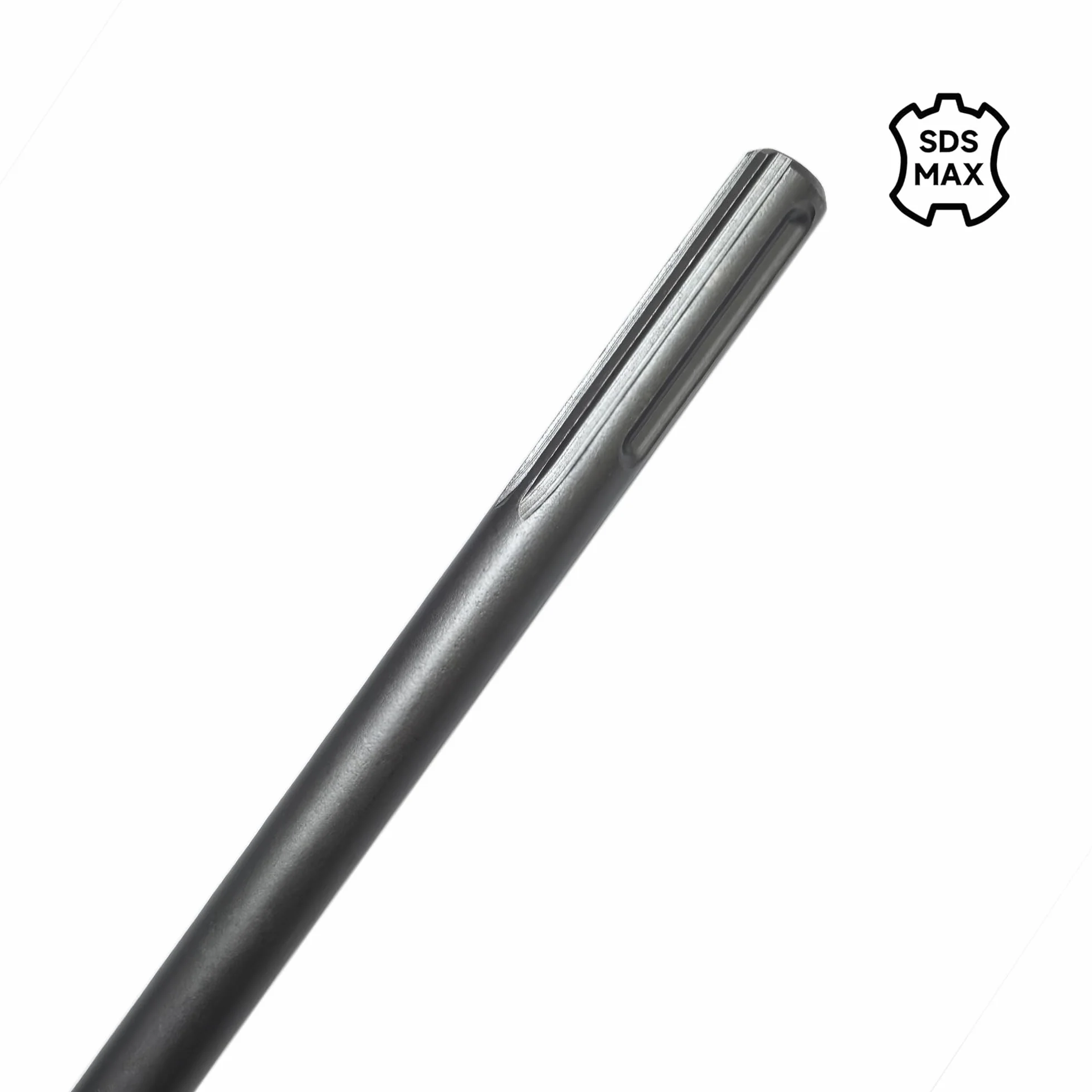 Drążek przedłużający SDS Max na SDS Max z adapterem uchwytu szybkiego wymiany, długość 61 cm, stal stopowa 40Cr, do głębokiego wiercenia i trudno dostępnych przestrzeni (dł.), 61 cm Max M do Max F