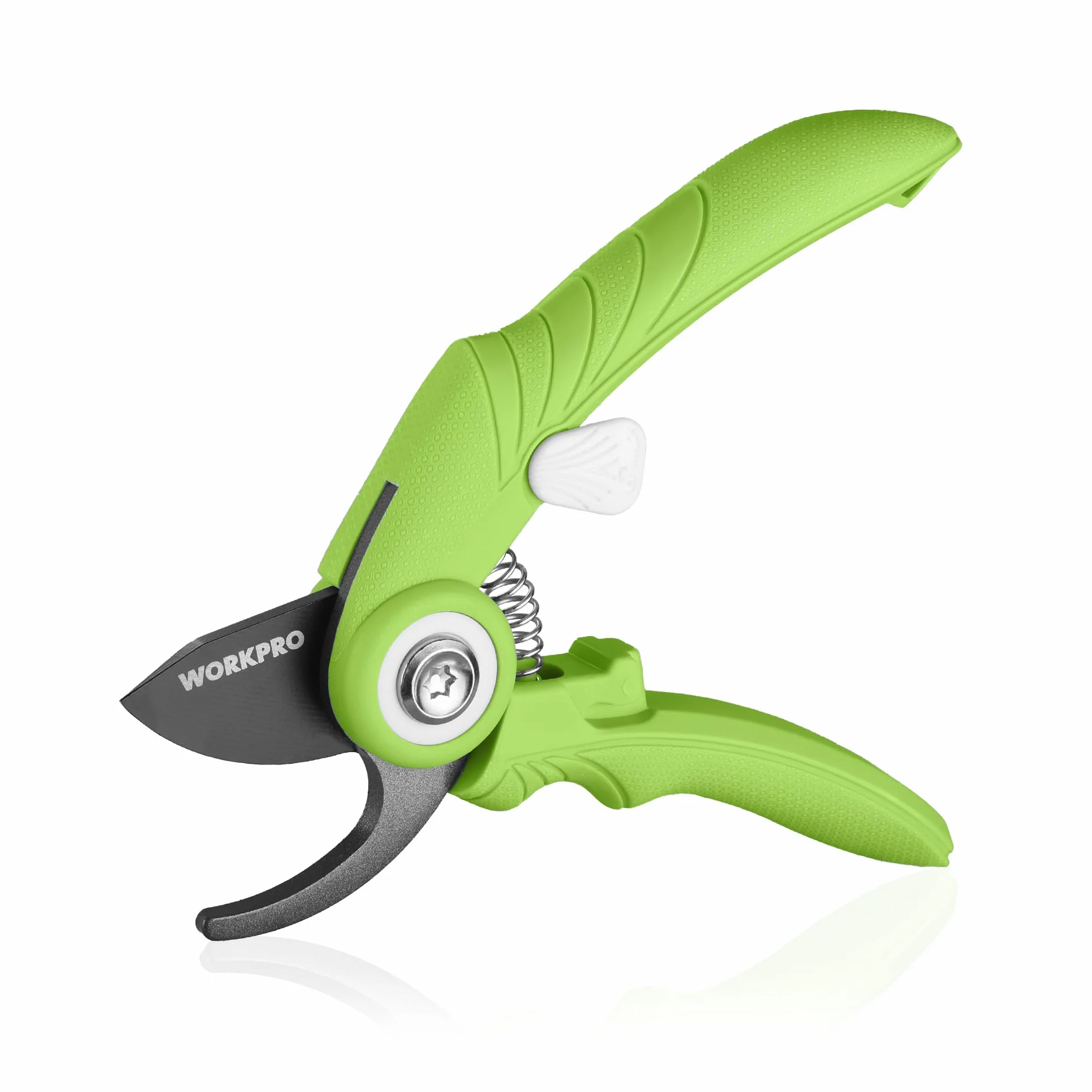 WORKPRO Nożyce do przycinania 18 cm, zielone