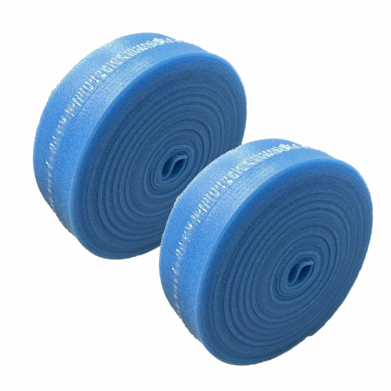 Taśma brzegowa dylatacyjna 50 m, do ogrzewania podłogowego, 150 x 8 mm, 2 rolki, z zakładką foliową, samoprzylepne, izolacja krawędzi, ogrzewanie podłogowe, niebieskie, trwałe
