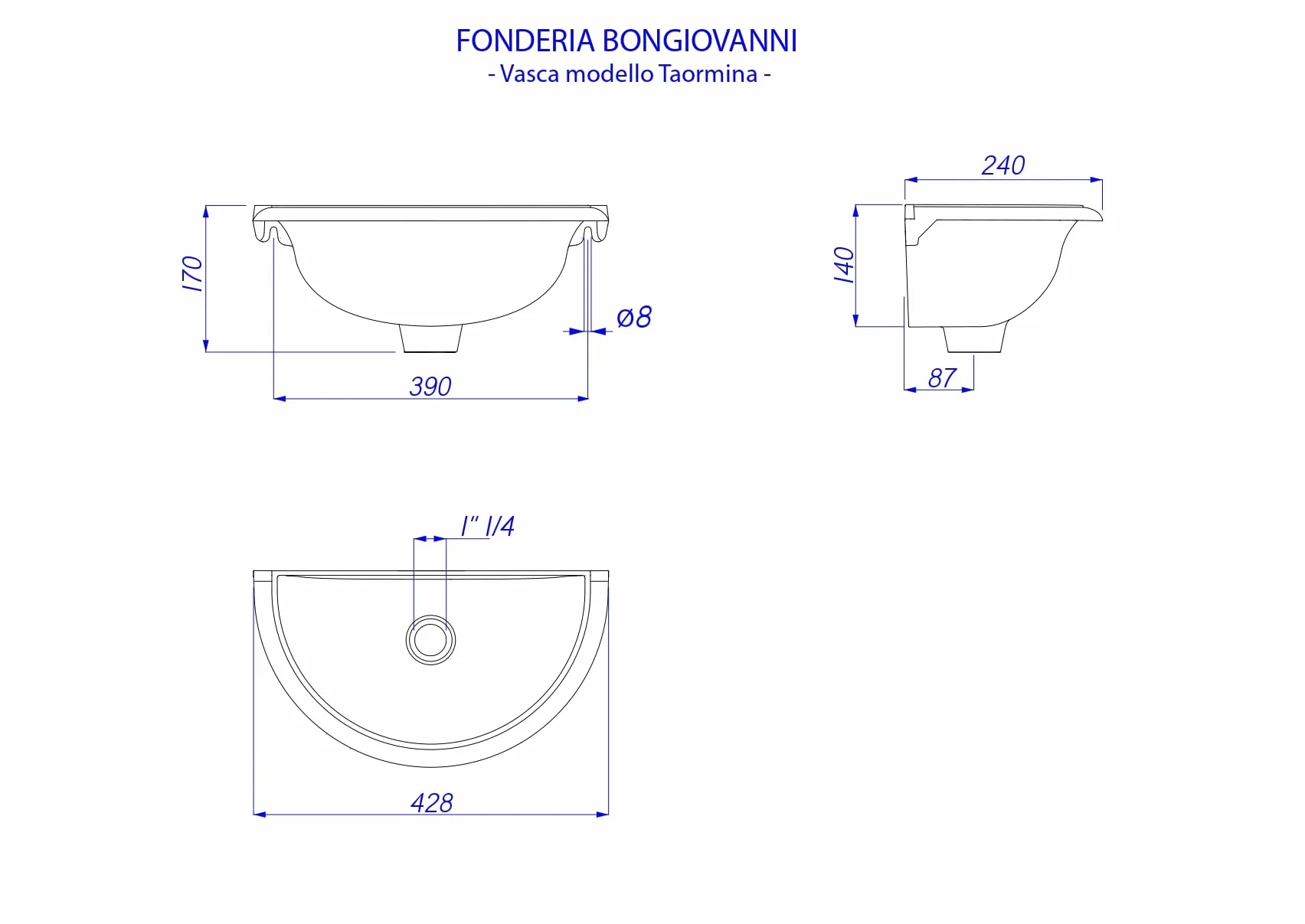 Fonderia Bongiovanni Wanna ścienna, fontanna ogrodowa, taormina, kolor antracytowy, do domu, ogrodu, tarasu kuchennego, fontanny ściennej, do zlewu, do zlewu