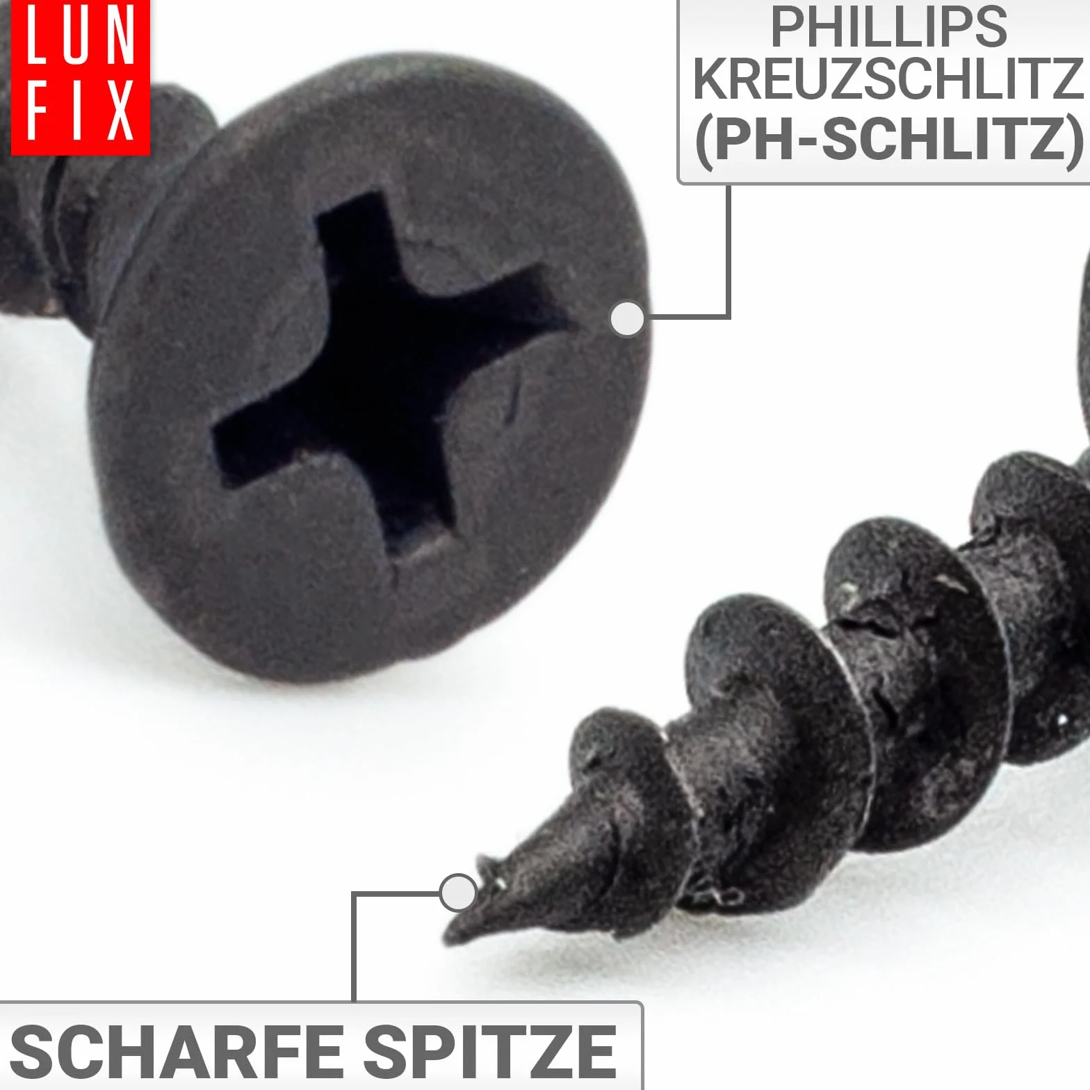 Wkręty do płyt gipsowo-kartonowych 4,2 x 90 mm, 1 kg - 170 sztuk, śruby do płyt gipsowo-kartonowych, czarne śruby do płyt gipsowo-kartonowych, śruby do płyt gipsowo-kartonowych, śruby