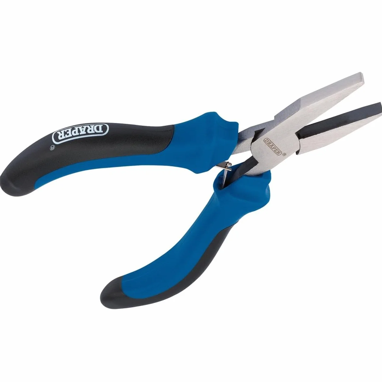 Draper 12536 Mini szczypce z płaskim nosem z miękkim uchwytem, 115 mm