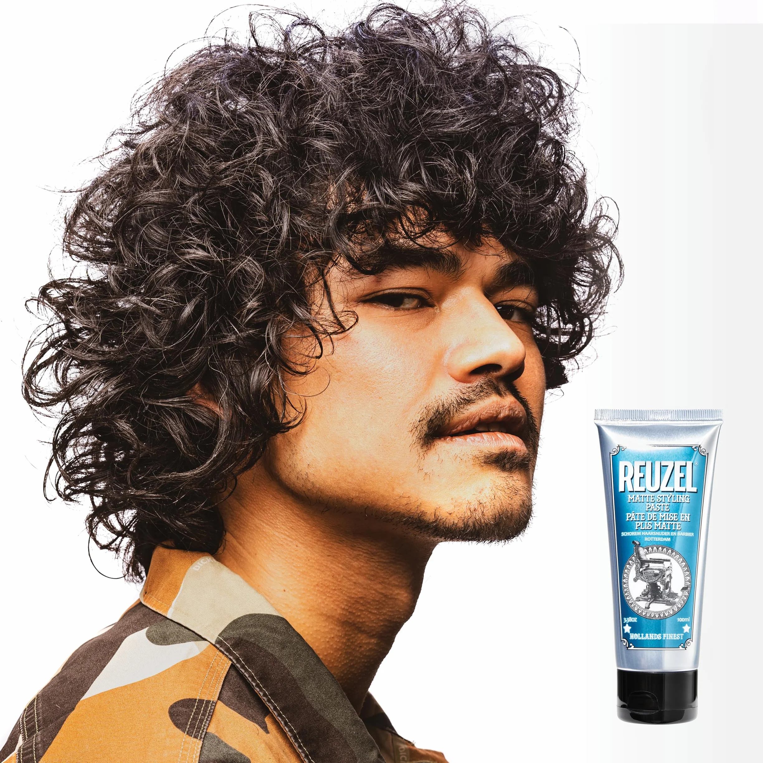 Reuzel Grooming Hair Cream For Men - Subtle, Sugary Rum Fragrance - Low Shine Finish - Contains Moisturizing Properties - No Buildup - Natural, Pliable Hold - Suitable For All Hair Types - 3.38 Oz