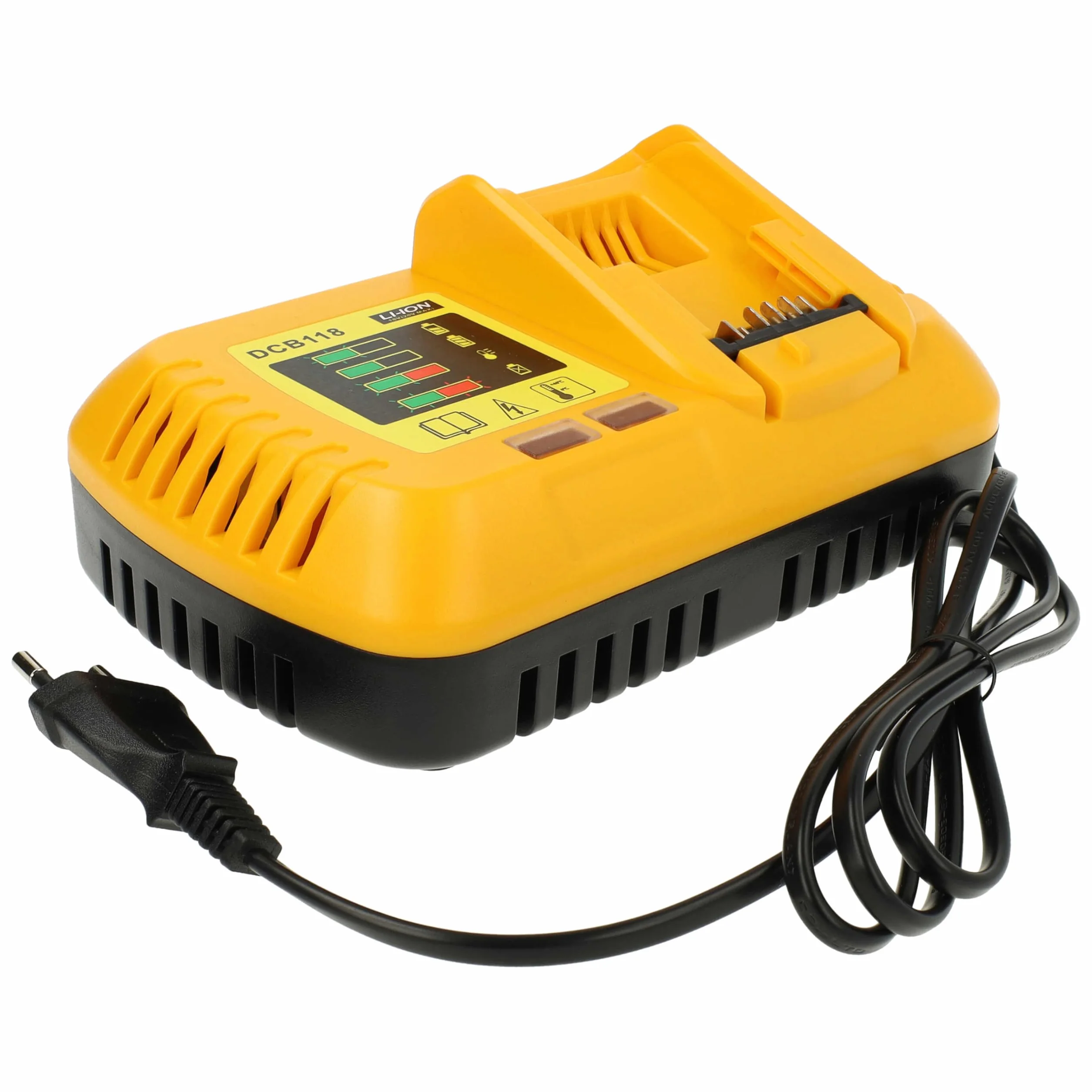 vhbw szybka ładowarka kompatybilna z Dewalt DCK211S2, DCL510, DCK212S2, DCK413S2, DCL510N, DCL510N-XJ, DCL040, DCN690 Baterie narzędziowe