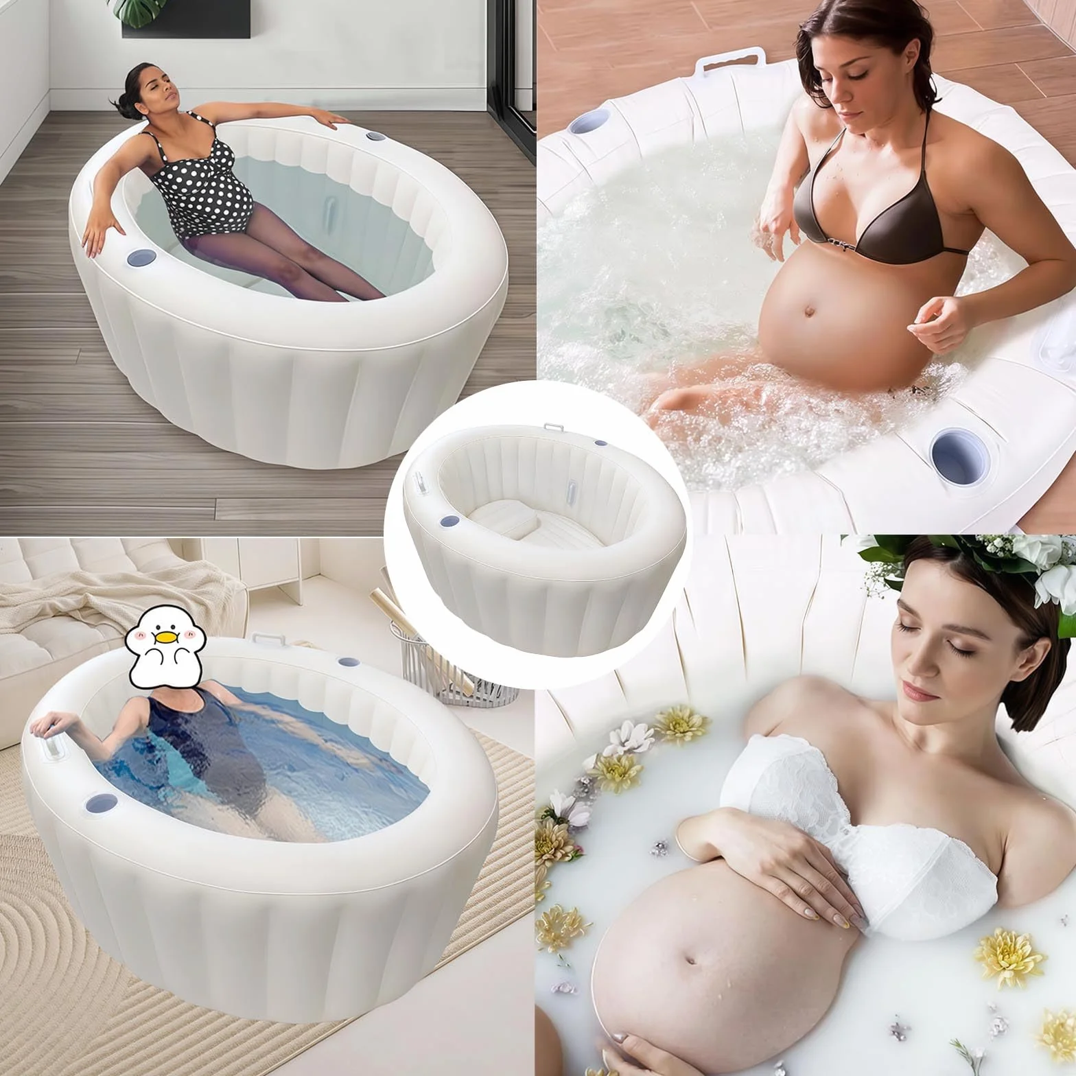 Basen porodowy do narodzin domowych, zestaw porodowy dla mam i doulas, wielofunkcyjny basen do relaksu