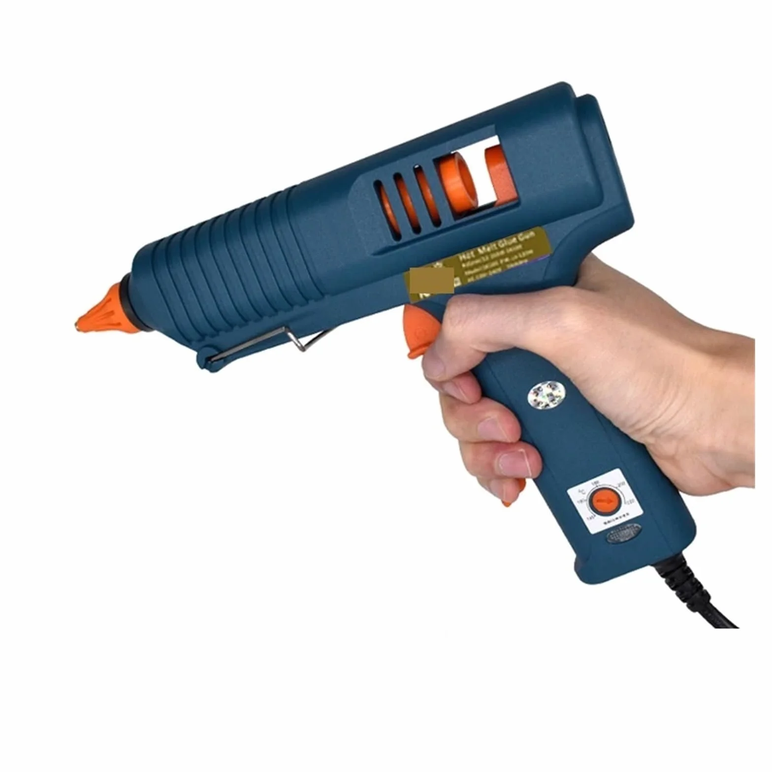 Pistolet do klejenia na gorąco, 150 W SK500 Pistolet do klejenia na gorąco z regulacją temperatury, 11 mm, kleje w sztyfcie, przemysłowy pistolet do klejenia na gorąco, narzędzia do majsterkowania w d