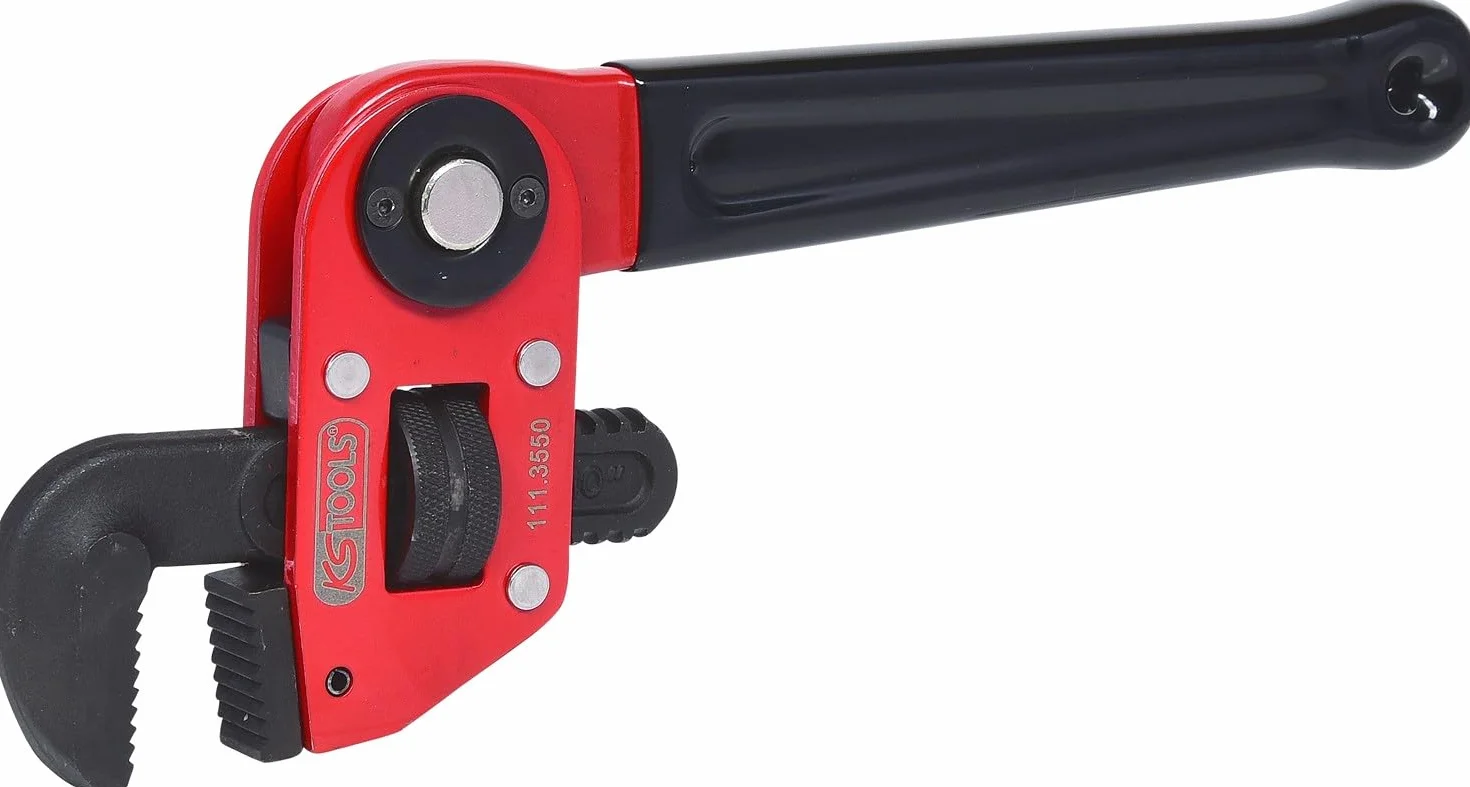 KS Tools 111.3550 1.1/2" Szczypce do rur z nastawną główką