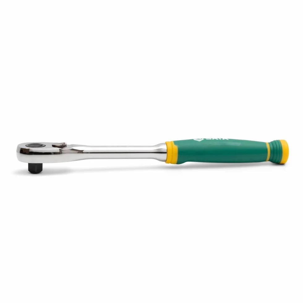 SATA 3-częściowy zestaw grzechotkowy 72T Teardrop Comfort Grip 1/4, 3/8, 1/2