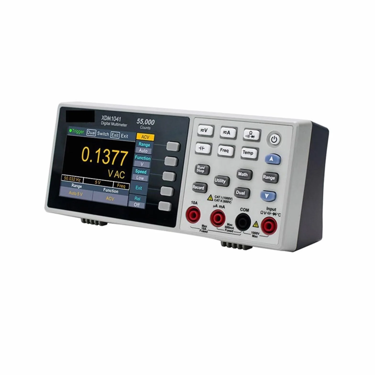 XDM1241 XDM1041 4 1/2 Cyfrowy multimetr przenośny miernik True DC/AC Prąd napięcie USB Multimetr Tester Miernik(XDM1241)