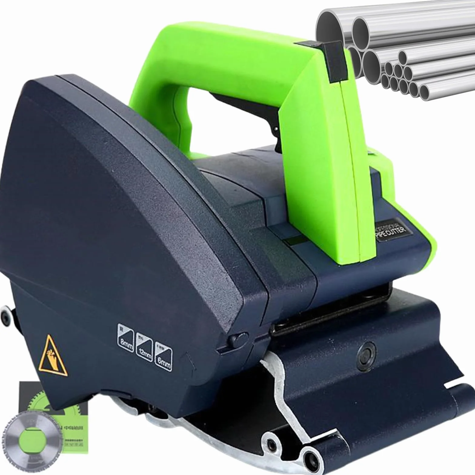 Wytrzymała elektryczna automatyczna maszyna do cięcia rur, nóż ze stali nierdzewnej do rur metalowych i miedzianych, zakres cięcia 15-400 mm