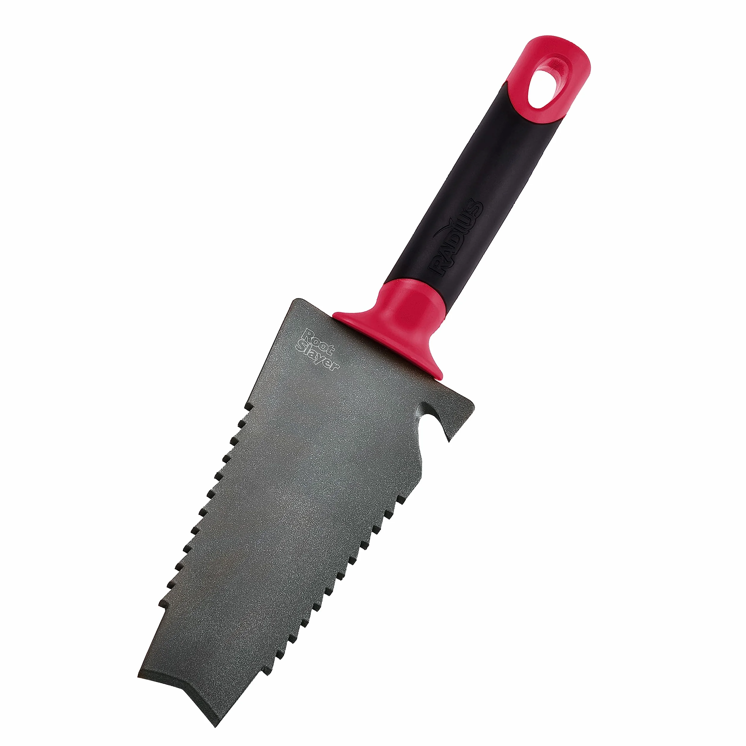 Radius Garden Root Slayer Carbon stalowa łopatka ręczna, czerwona, rowel
