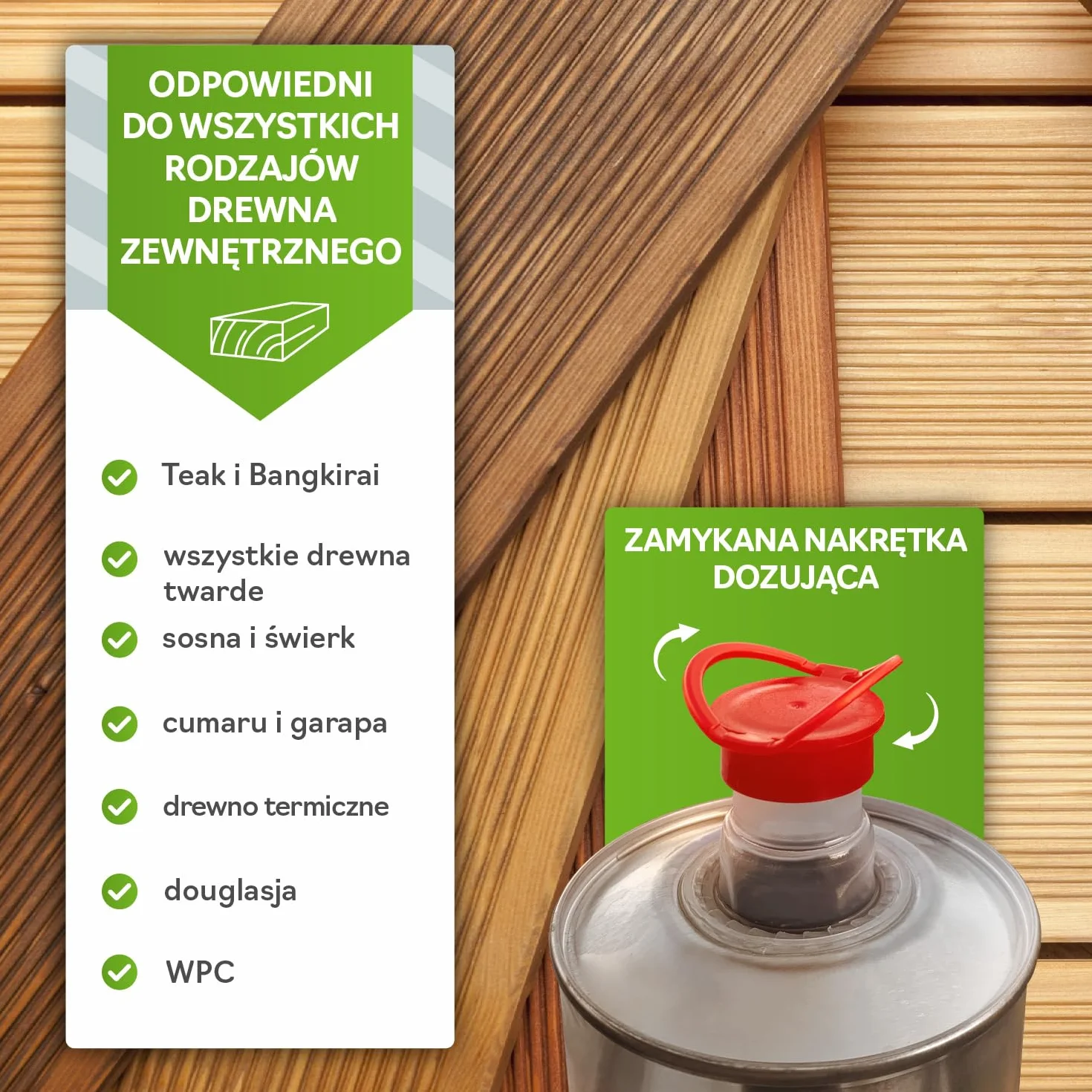 Nordicare Olej do drewna na zewnątrz [5L]
