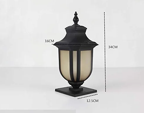 E27 Led Zewnętrzny Ogród Oświetlenie Krajobrazu Kolumna Lampa Czołowa Wodoodporna Europejska Aluminiowa Kinkiet Oświetlenie Zewnętrzne