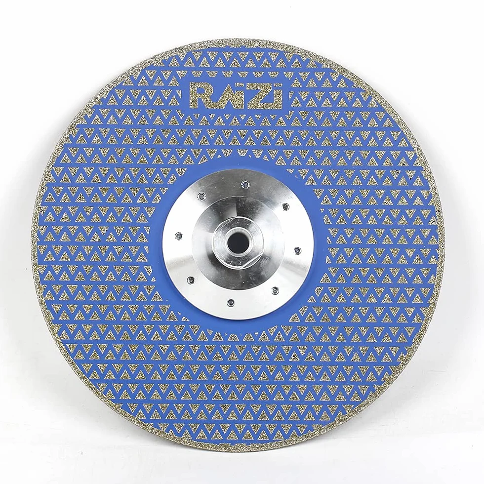 Raizi 230 mm galwanizowana tarcza diamentowa do cięcia i szlifowania płytek ceramicznych marmuru kamienia