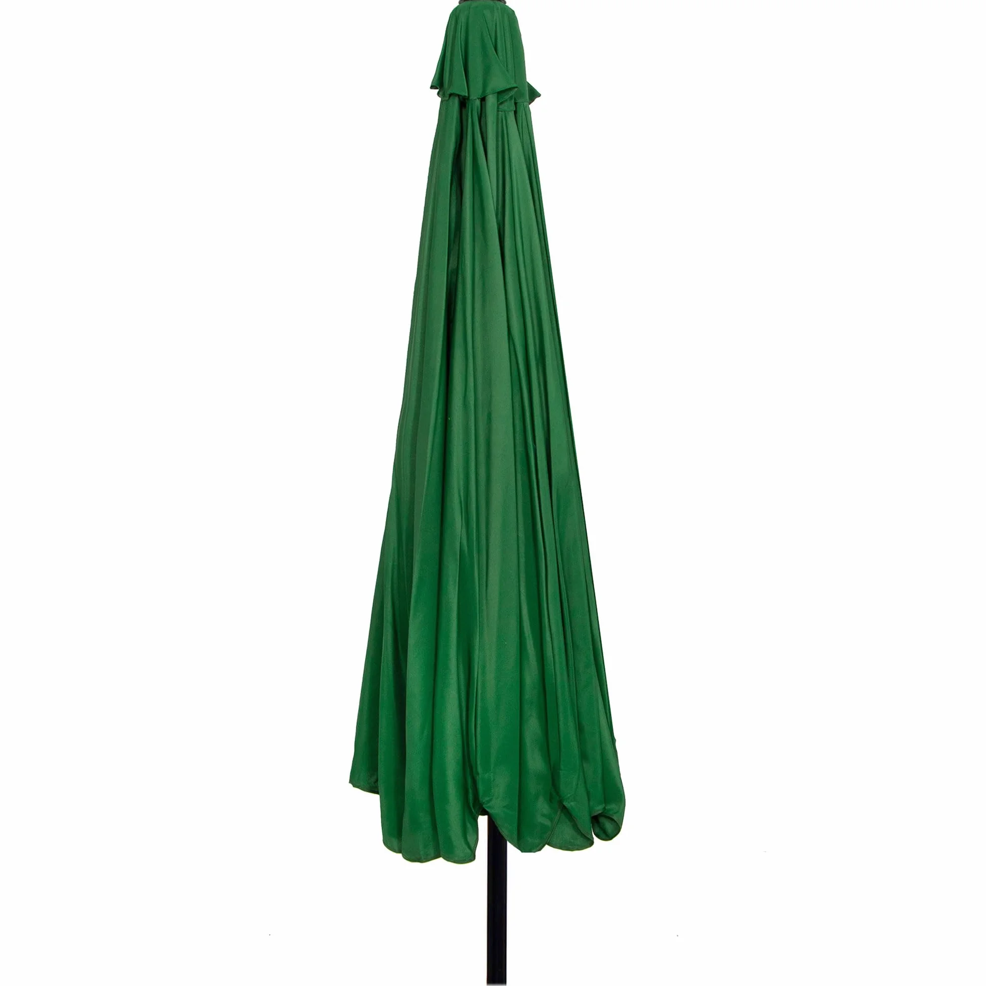 SPRINGOS Parasol ogrodowy parasol przeciwsłoneczny, system korbowy, 400 x 252 cm, zielony, 400 x 252 cm