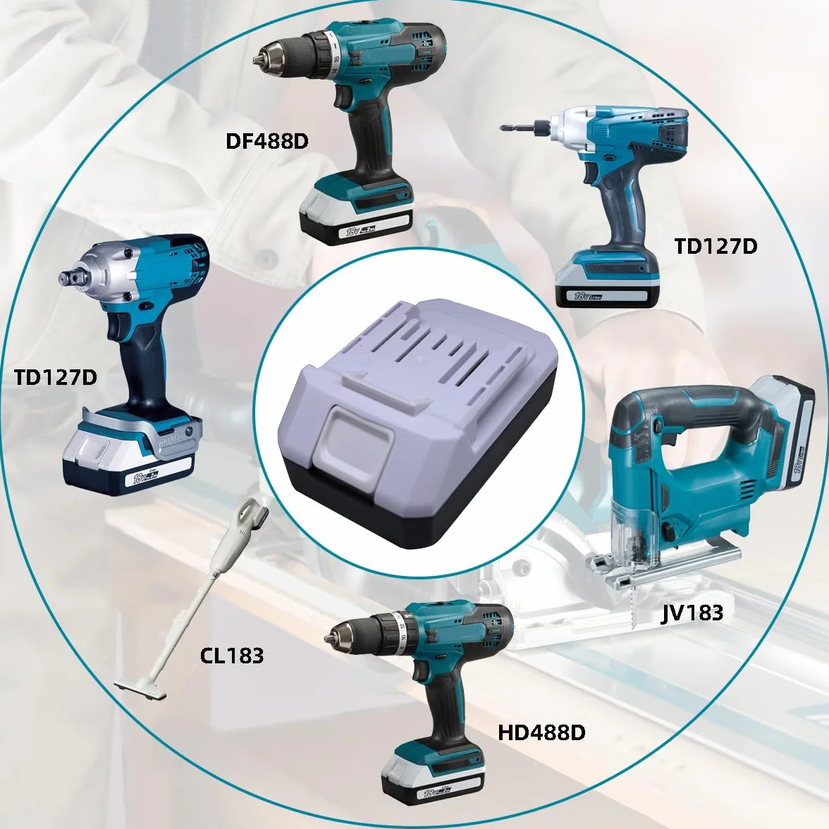 BL1813G BL1815G BL1811G BL1820G 18V 2,0Ah 2000mAh akumulator zastępczy kompatybilny z wiertarką Makita HP457D TD127D Impact Driver DF457D HP457D JV183D