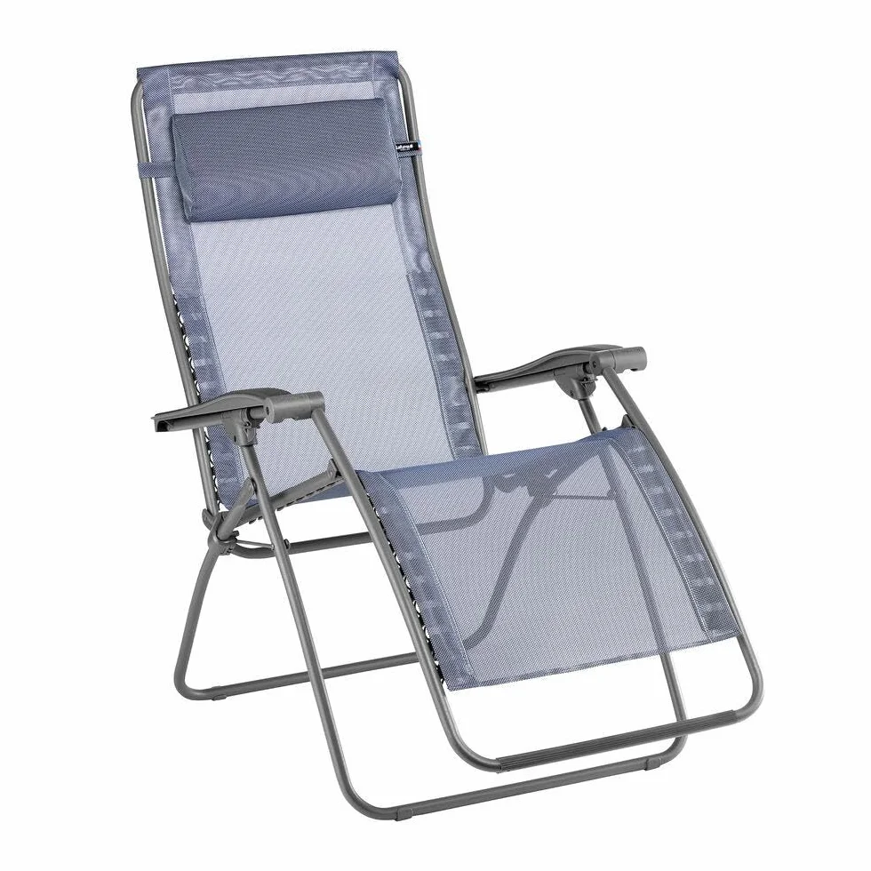 Lafuma MOBILIER Relaksyjny RSXA Clip, Batyline Ocean, stal tytanowa