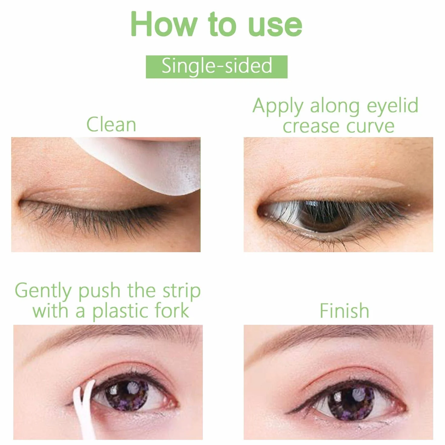 320 sztuk 4 mm eyelid tape naklejki do powiek, niewidoczne, do zwiotczałych, wiszących powiek, samoprzylepne paski korekcyjne do powiek, utrzymują się przez 24 godziny