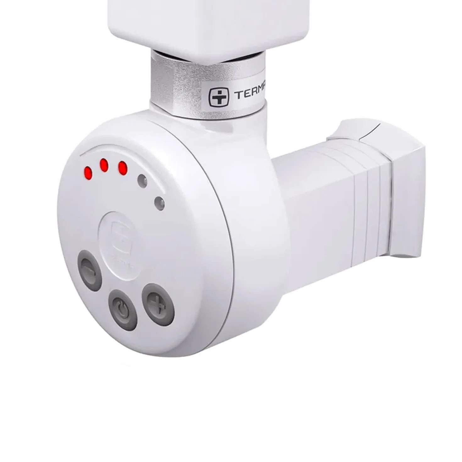 Termostat grzałka, wkład grzejny, element grzejny do grzejników łazienkowych MEG 300 W, prosty kabel bez wtyczki (biały)