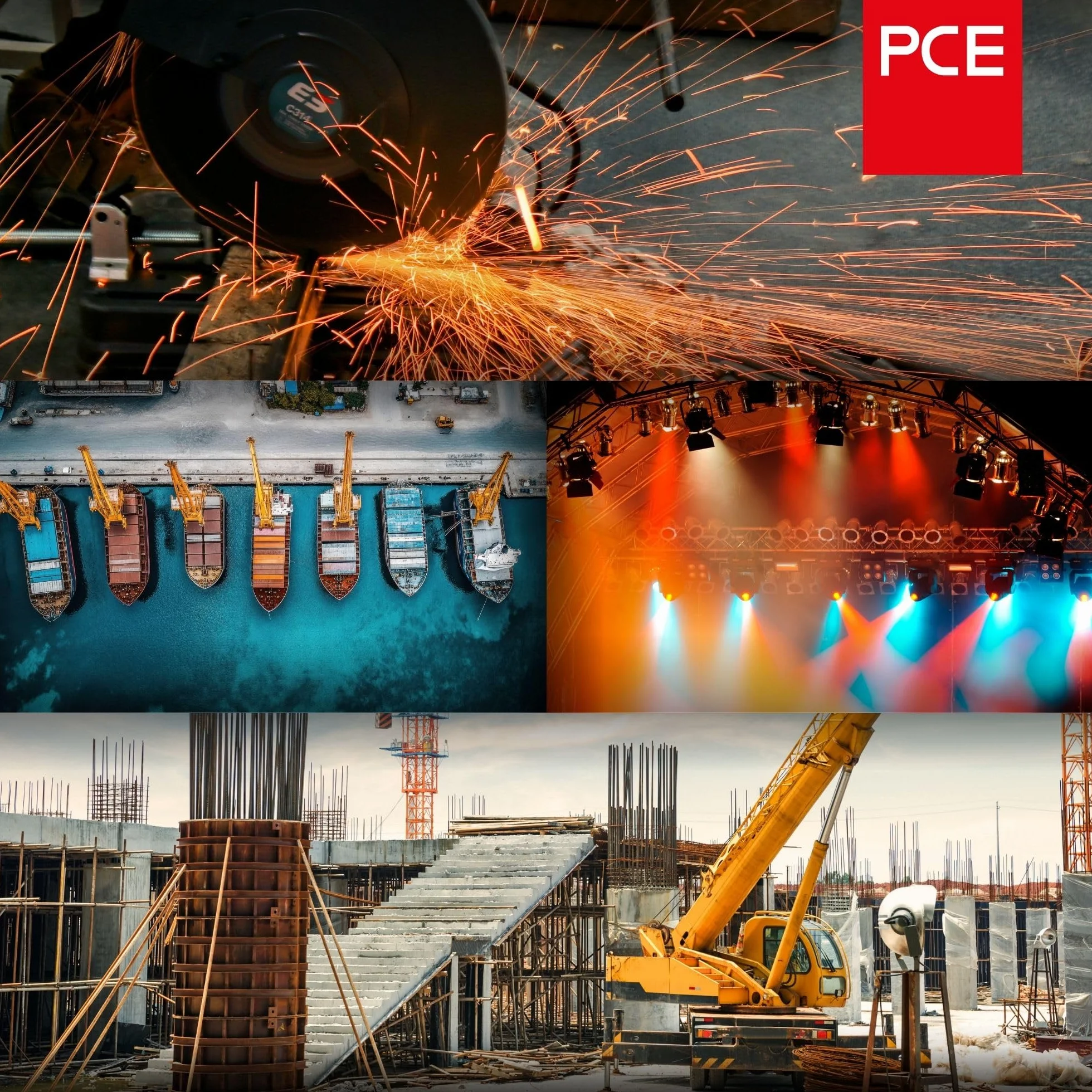 Wtyczka CEE PCE GRIP TT, 32 A, 5-biegunowa