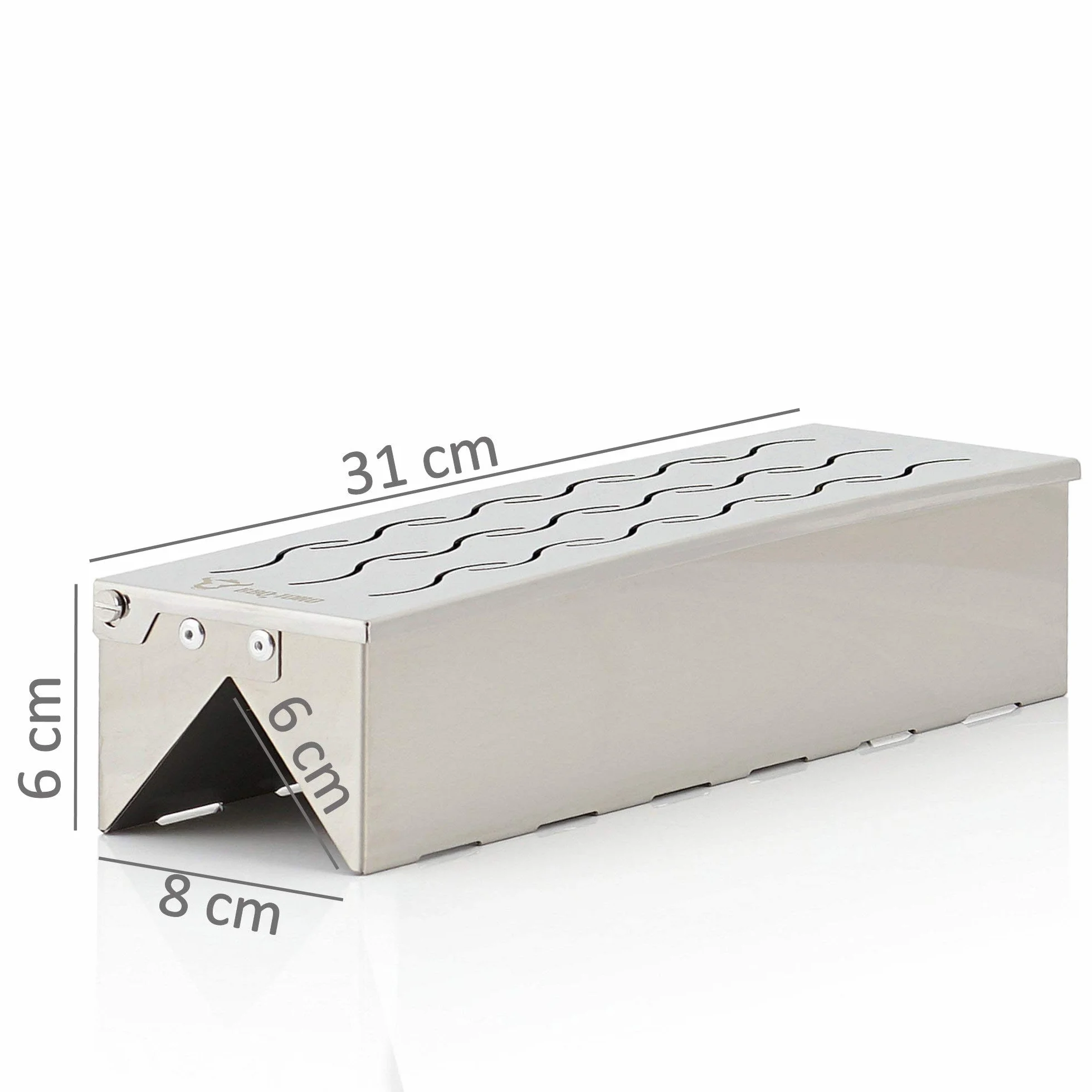 BBQ-Toro Pojemnik na kadzidełka ze stali nierdzewnej Triangle 31x8,5x6,5 cm