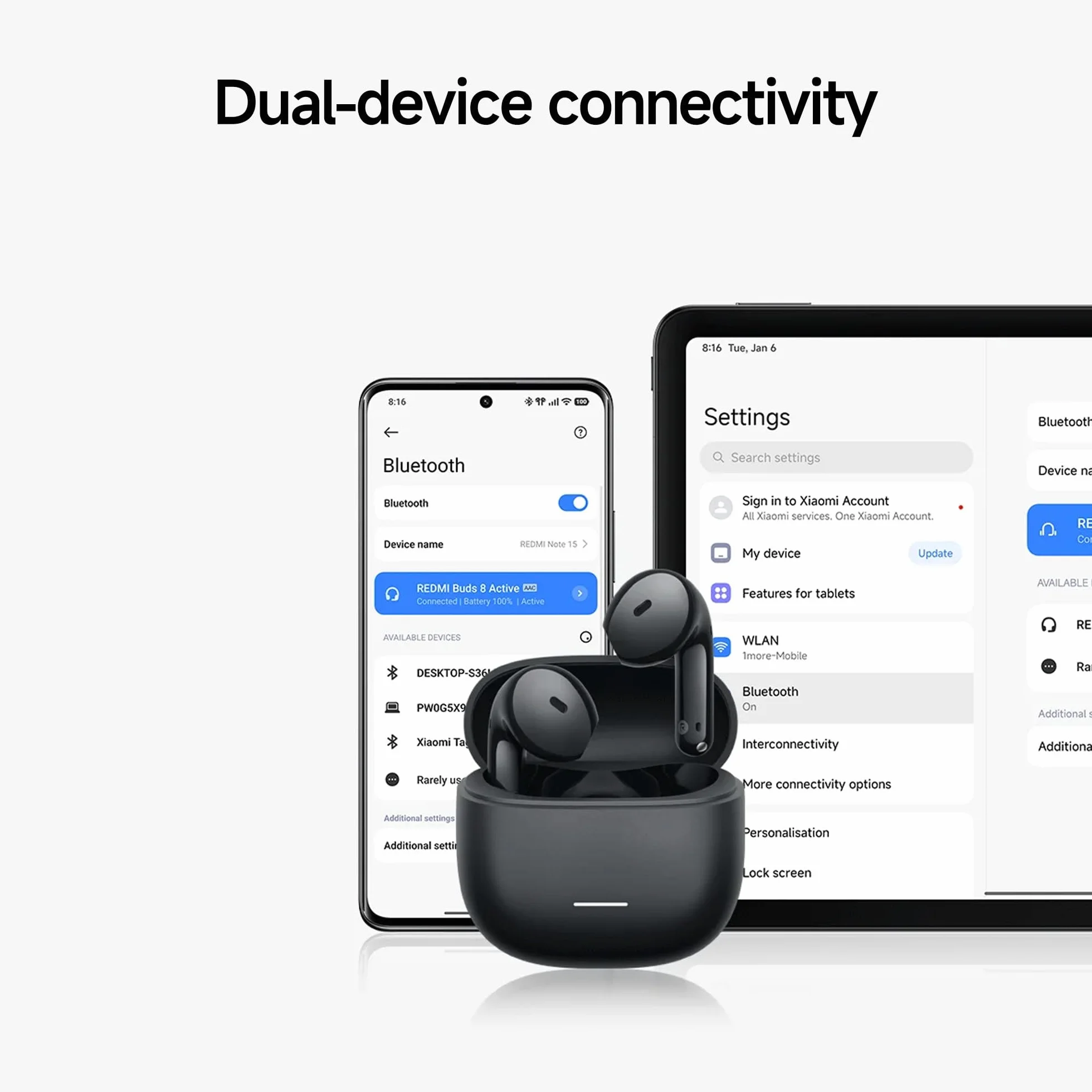 REDMI Buds 8 Active Black
