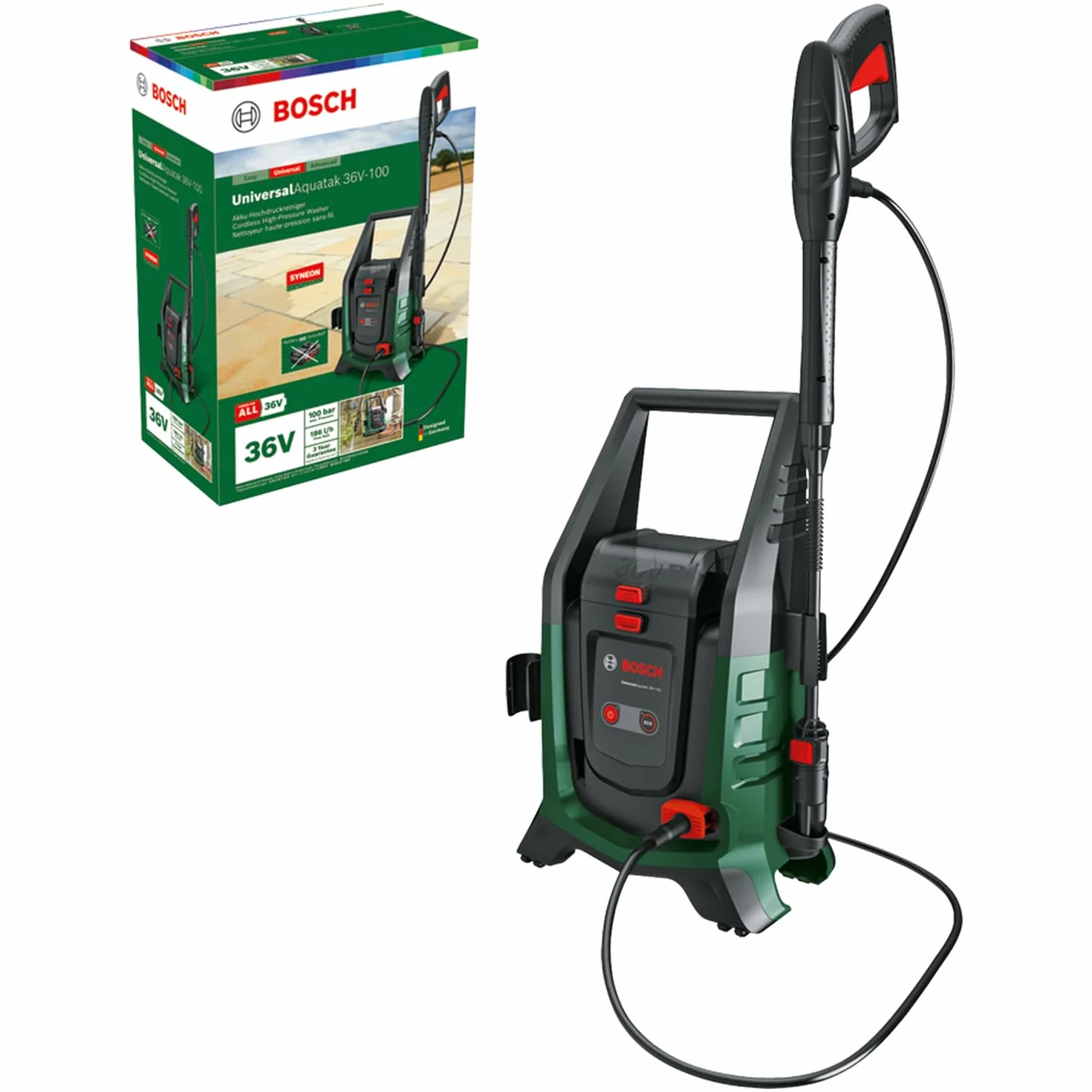 Bosch UniversalAquatak 36V-100 akumulatorowa myjka wysokociśnieniowa 36V