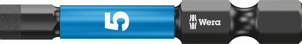 Wera 840/4 Impaktor Bit Hex-Plus 5 mm x 50 mm zgrzebny