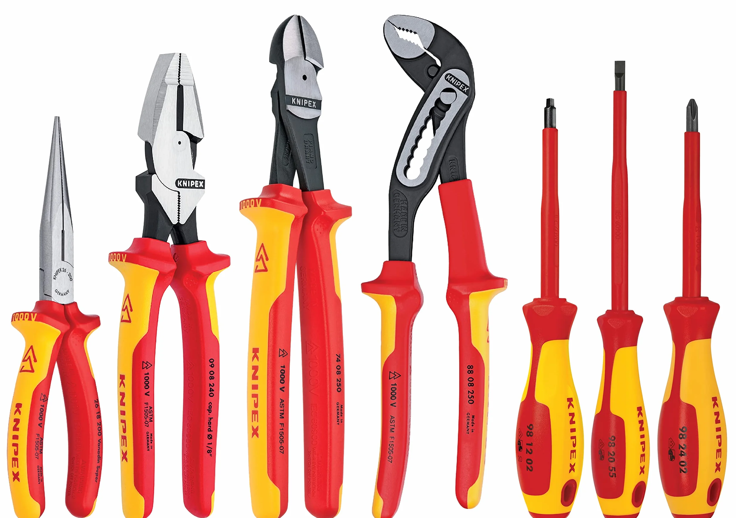 KNIPEX Zestaw narzędzi 7 szt. szczypiec/śrubokrętów, 1000 V, nylonowa torba