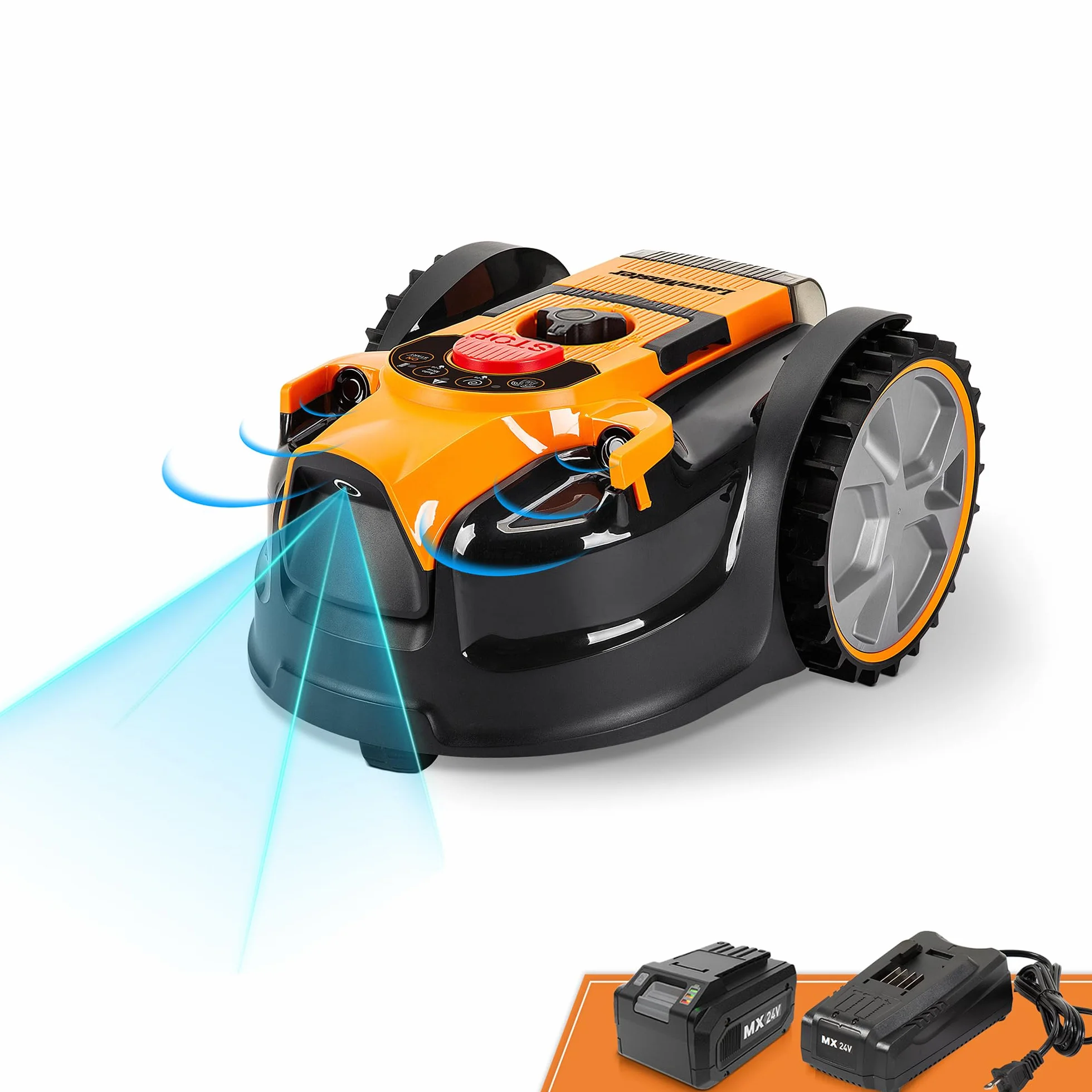 LawnMaster VBRM16 OcuMow™ robot koszący z akumulatorem litowo-jonowym MX 24 V, 4,0 Ah, bez kabla