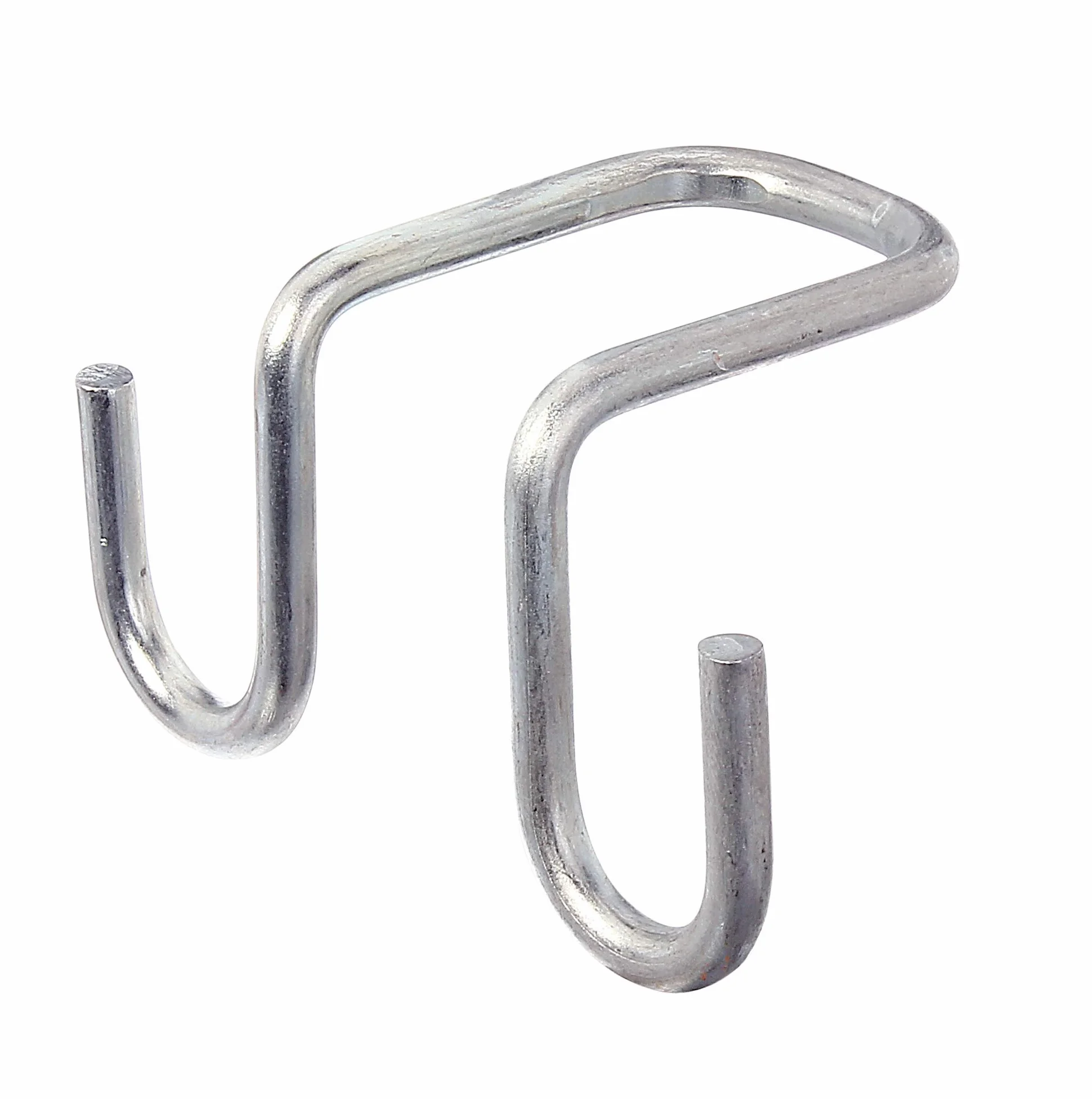 GAH-Alberts 802615 haczyki do drabiny, dwa rozmiary, ocynkowane metodą sendzimir, szerokość wewnętrzna 30 mm, głębokość 60/82 mm, zestaw 2 szt.