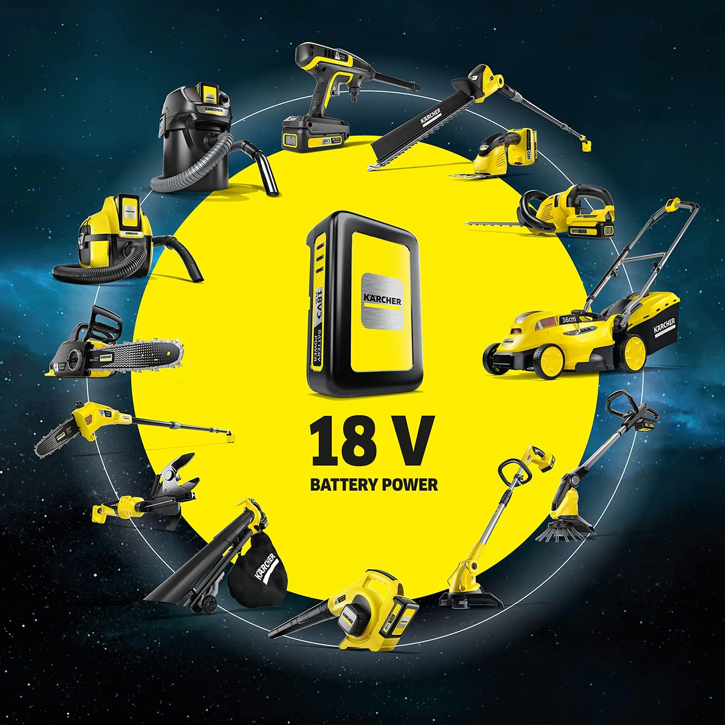 Kärcher akumulatorowa piła do gałęzi PSW 18-20 Battery, pilarka na wysięgniku
