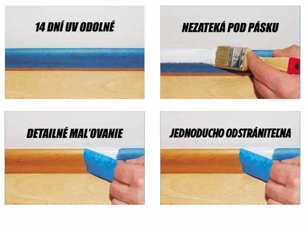 Blue Dolphin taśma klejąca rolka 38 mm x 50 m – łatwe usuwanie