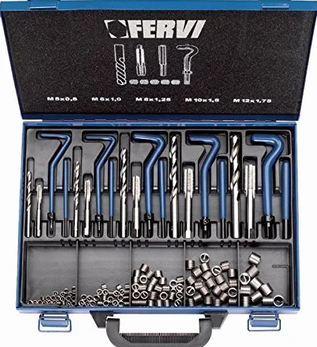 Fervi E010 zestaw naprawczy do gwintów M5-M12