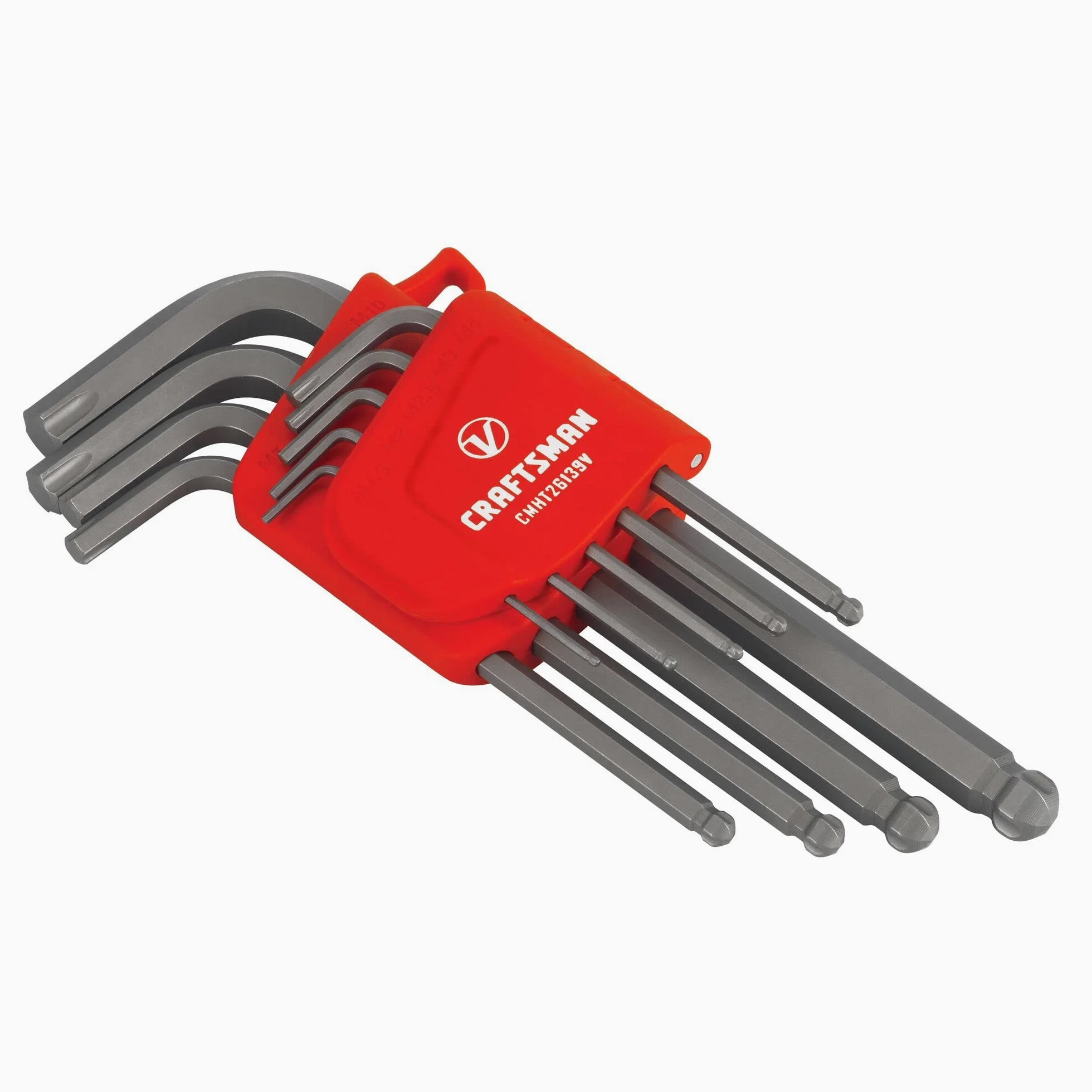 Craftsman Seria V imbusowy zestaw kluczy imbusowych, MM, 9-częściowy (CMHT26139V)