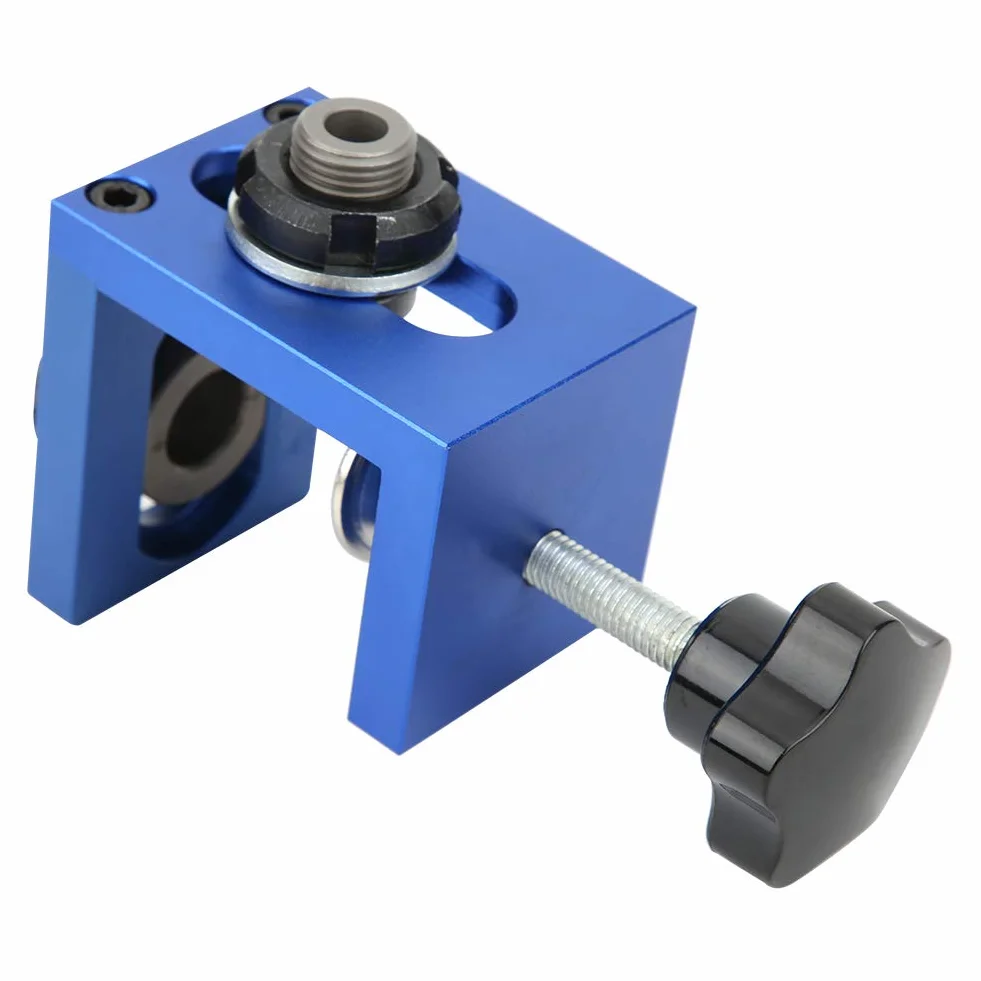 Narzędzie do obróbki drewna, instrukcja wiercenia otworów w kołkach drewnianych Jig Drill Bit Kit narzędzie do pozycjonowania stołu