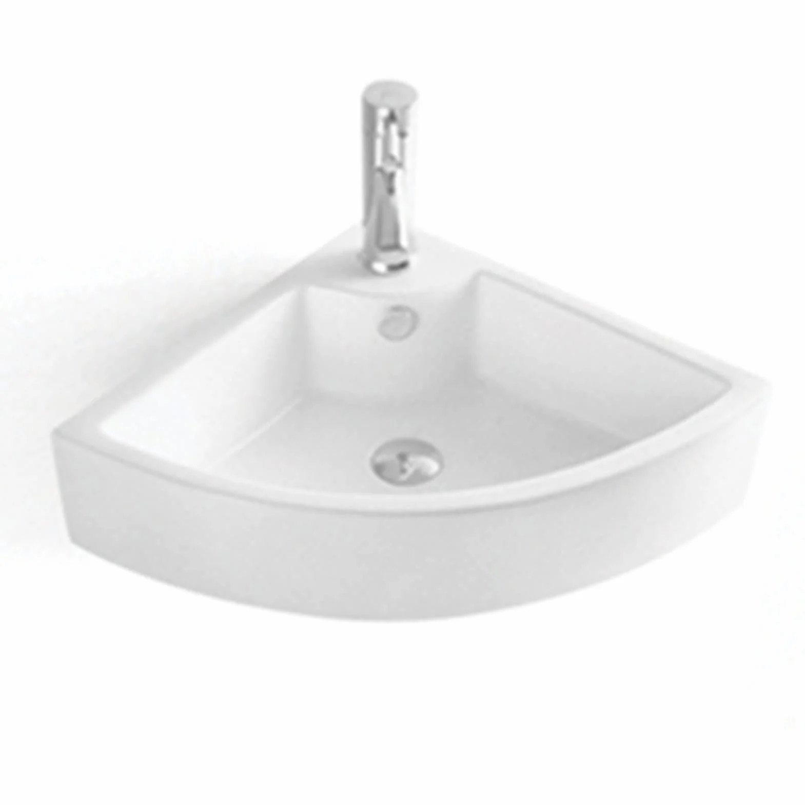 Umywalka Łazienkowa Biała, Mała, Narożna, Do Montażu Na Ścianie? Trójkątna, Porcelanowa, Ceramiczna, Do Montażu Na Ścianie, Mini Umywalka Łazienkowa, Umywalka Nablatowa,