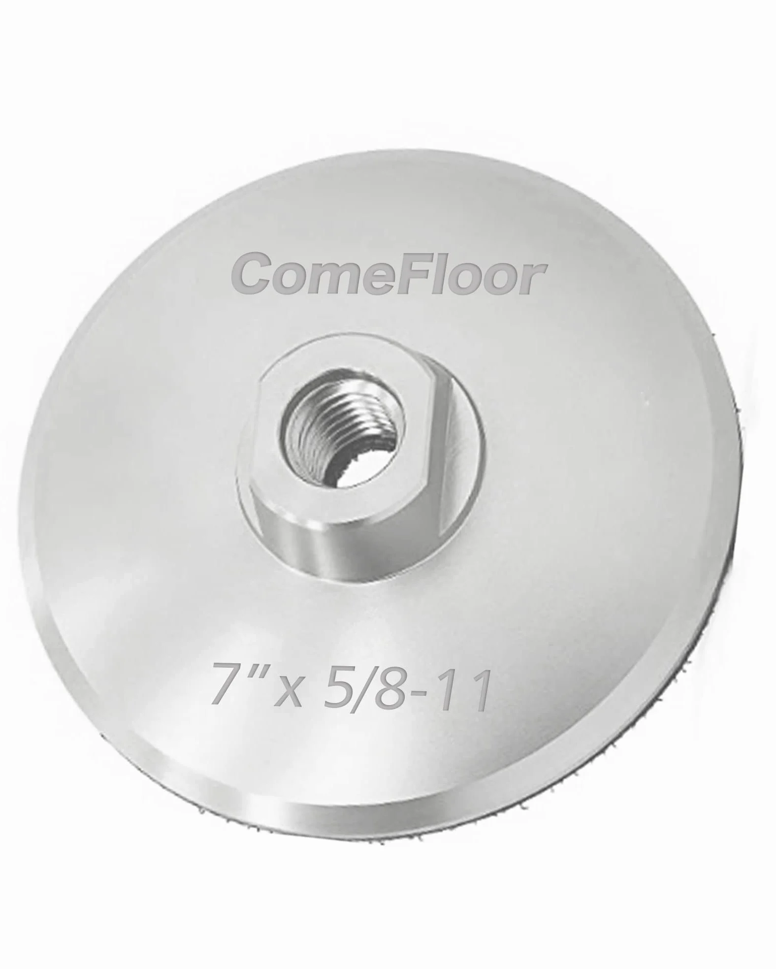 Aluminiowa podkładka pod plecy z haczykiem i pętelką 17,8 cm z gwintem 5/8"-11,7"
