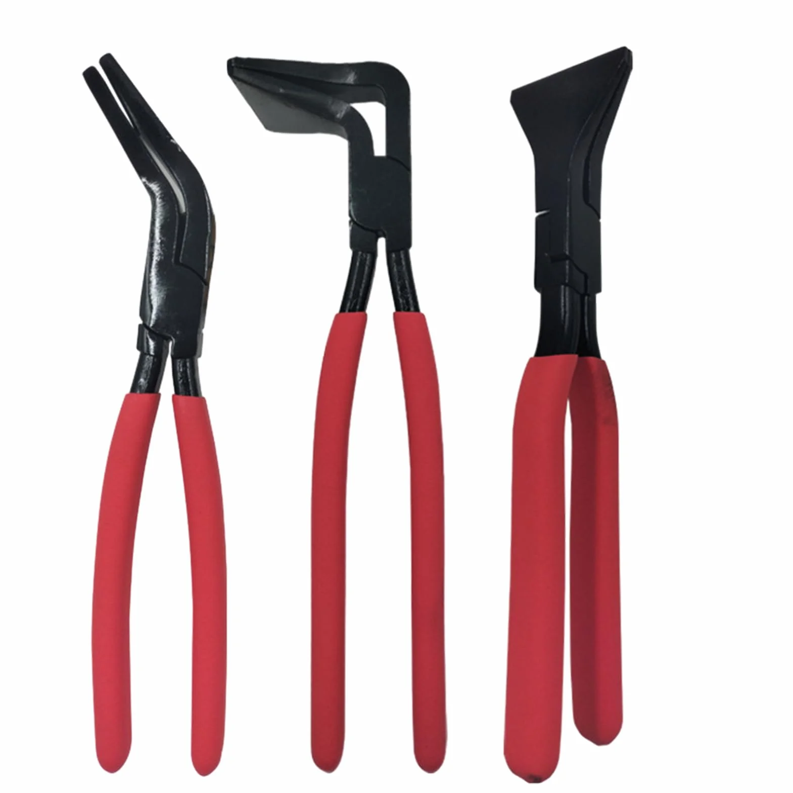 Zestaw Cęgów Blacharskich Zestaw 3 Sztuk Ręcznych Giętarek Do Blachy | Ergonomiczne Cęgi Do Zaginania Metalu Do Napraw Samochodów Budowy Mebli Prac Hydraulicznych I Pokryć Dachowych