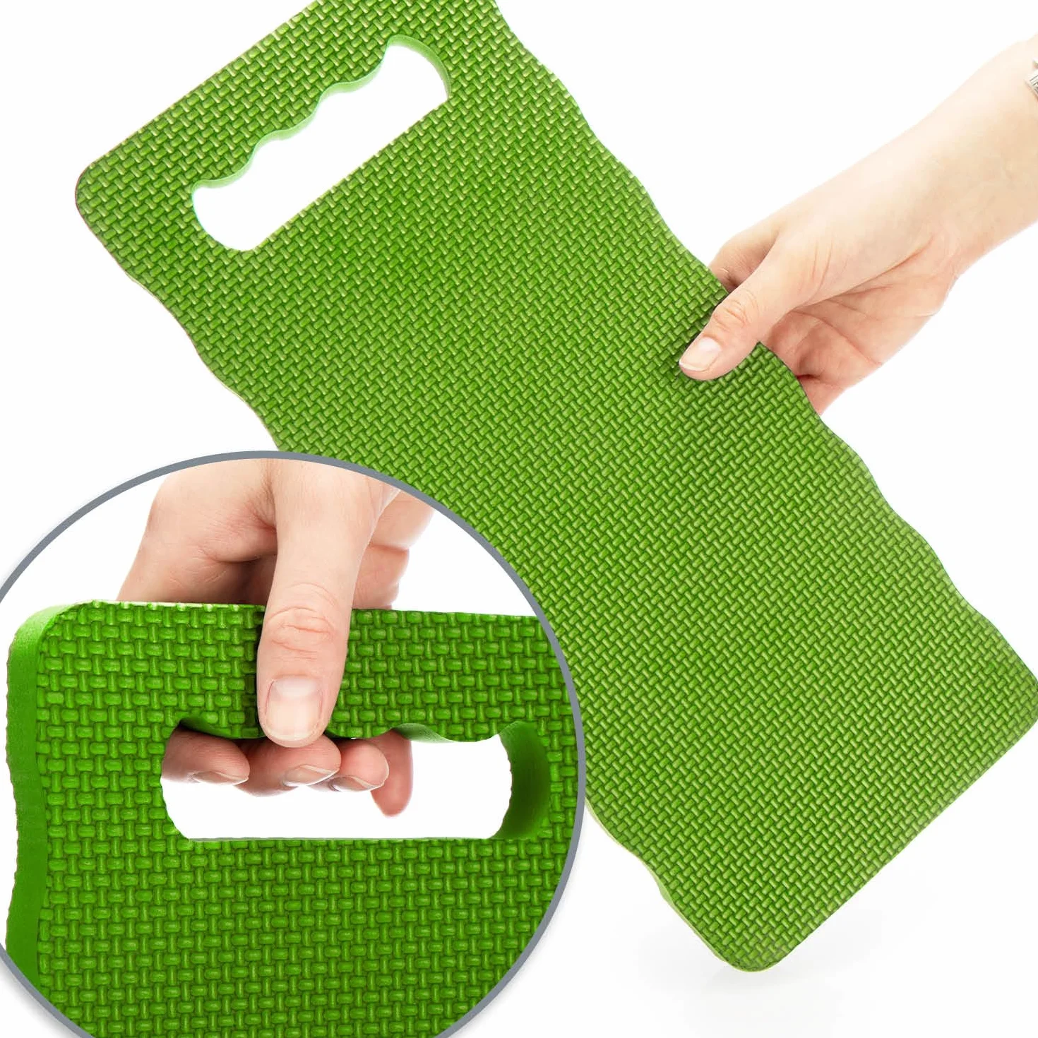 com-four® podkladka pod kolana do ogrodu wodoodporna izolująca zielony 1 sztuka